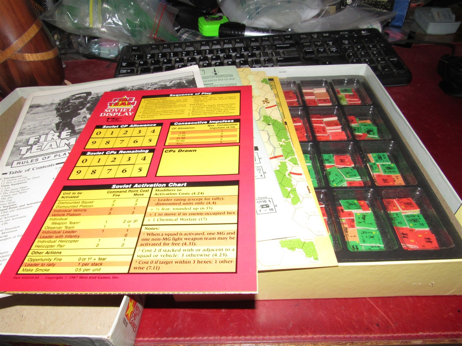 West End Games: Fire Team: Modern Squad Level Command: Complete