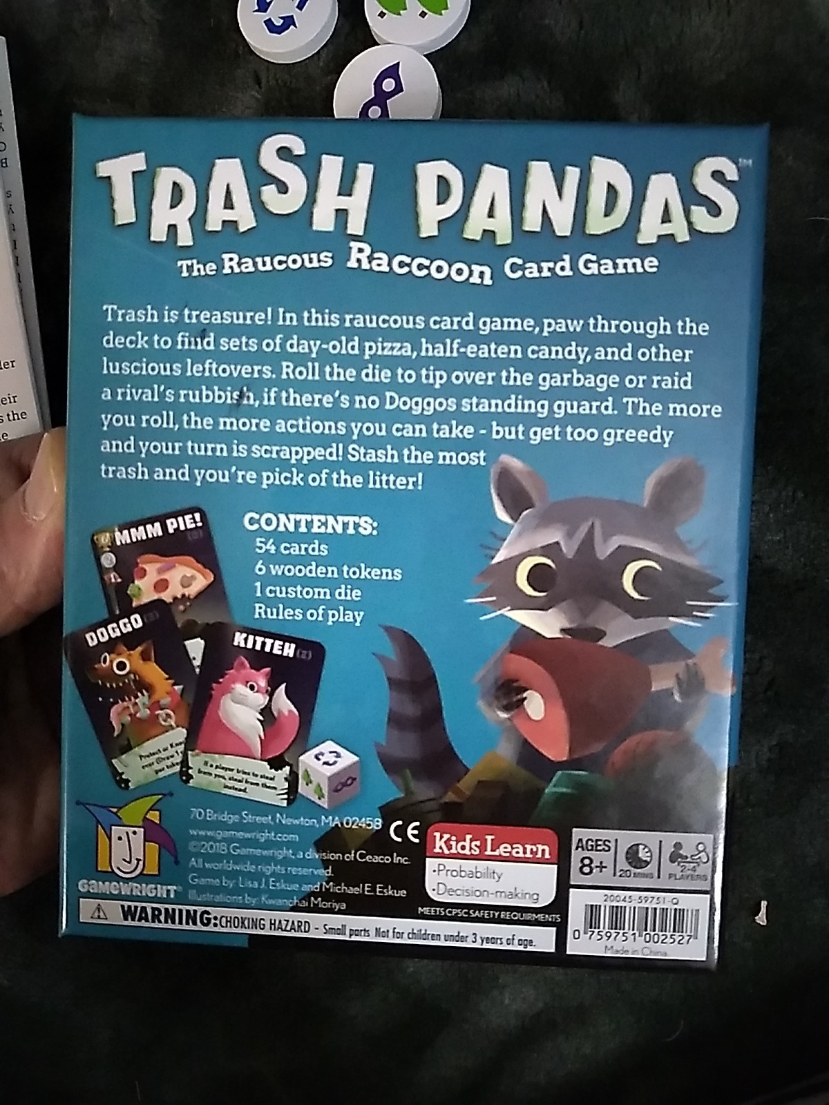 Trash Pandas Card Game – 2018 – GAMEWRIGHT
