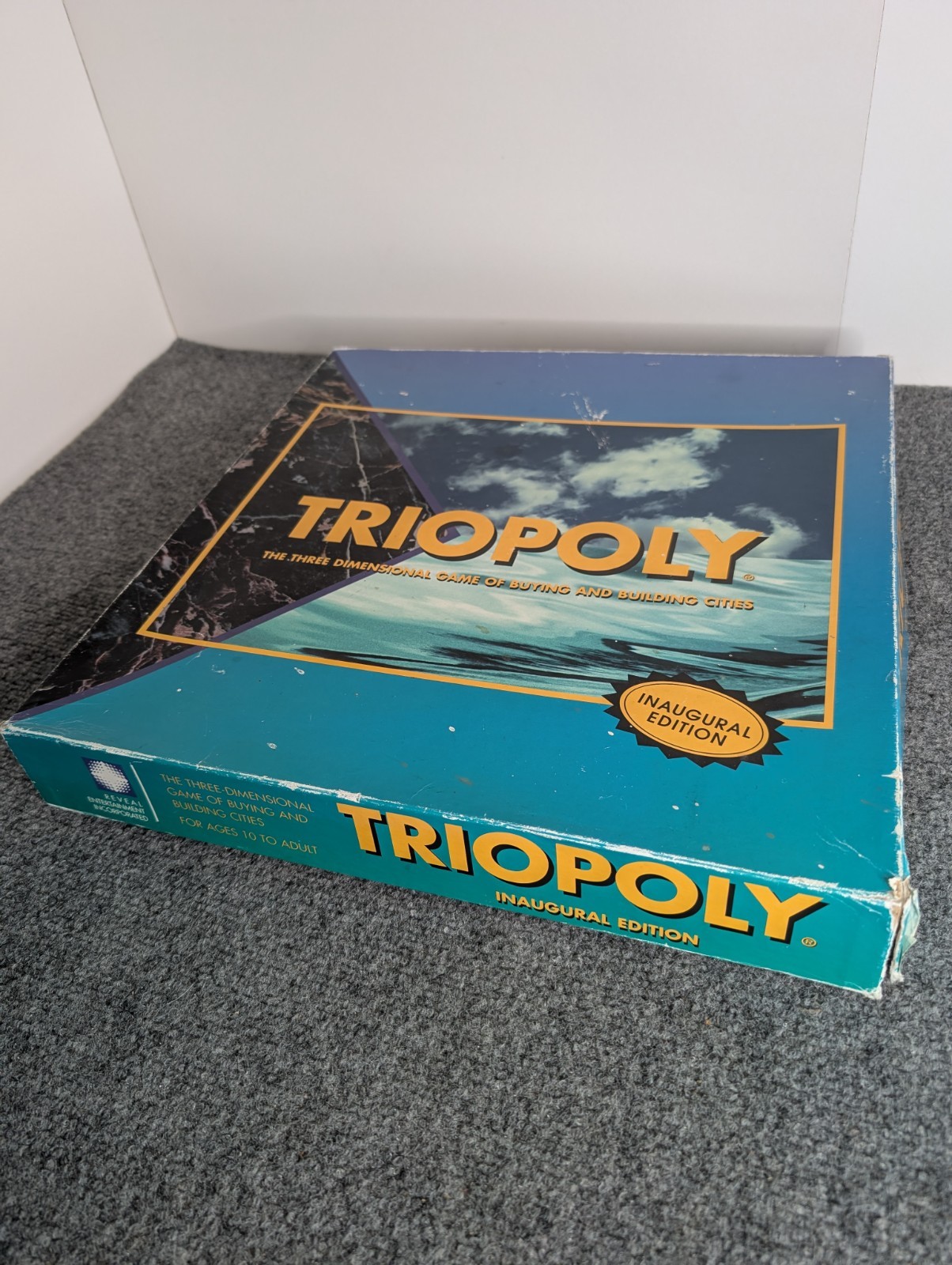 Triopoly Inaugural Edition Board Game (1997, Reveal) Complete 3 Level Monopoly
