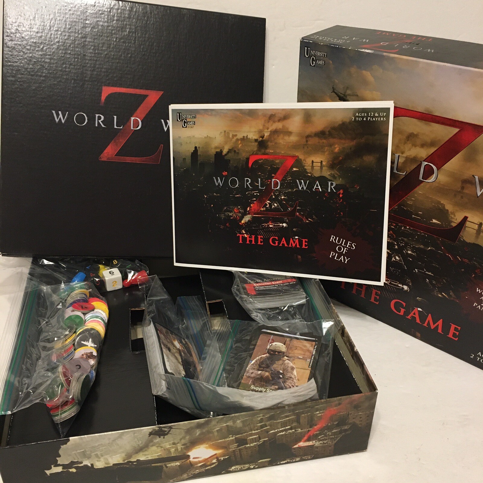 World War Z: The Board Game Movie University Games Zombies Apocalypse