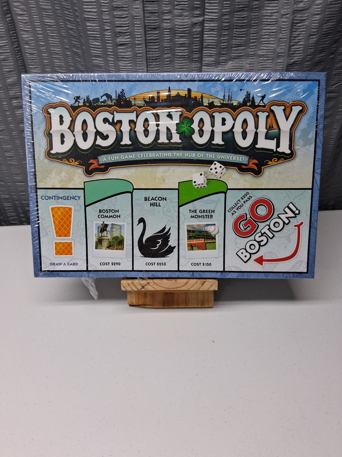 Boston Opoly Board Game Late For The Sky Monopoly Style New Factory Sealed