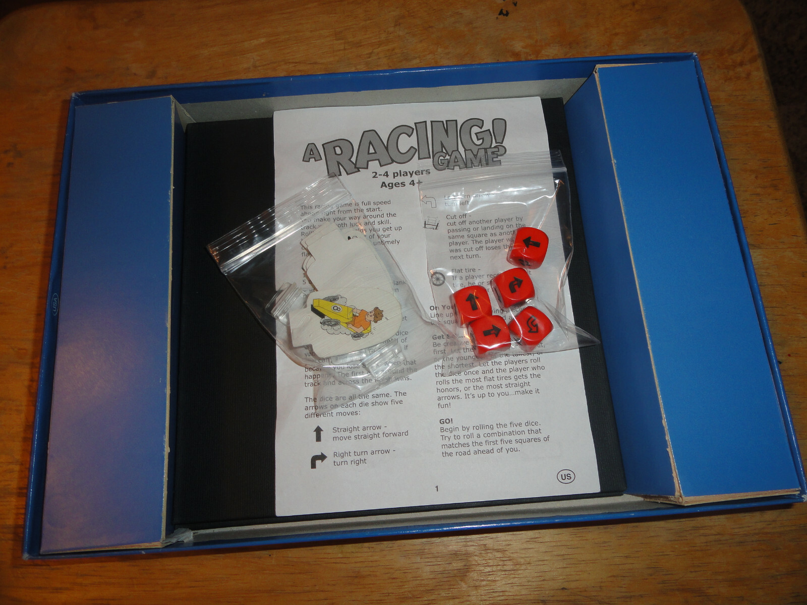 Rare – BRIO 1999 Made in Sweden – A RACING! GAME Board Game – COMPLETE