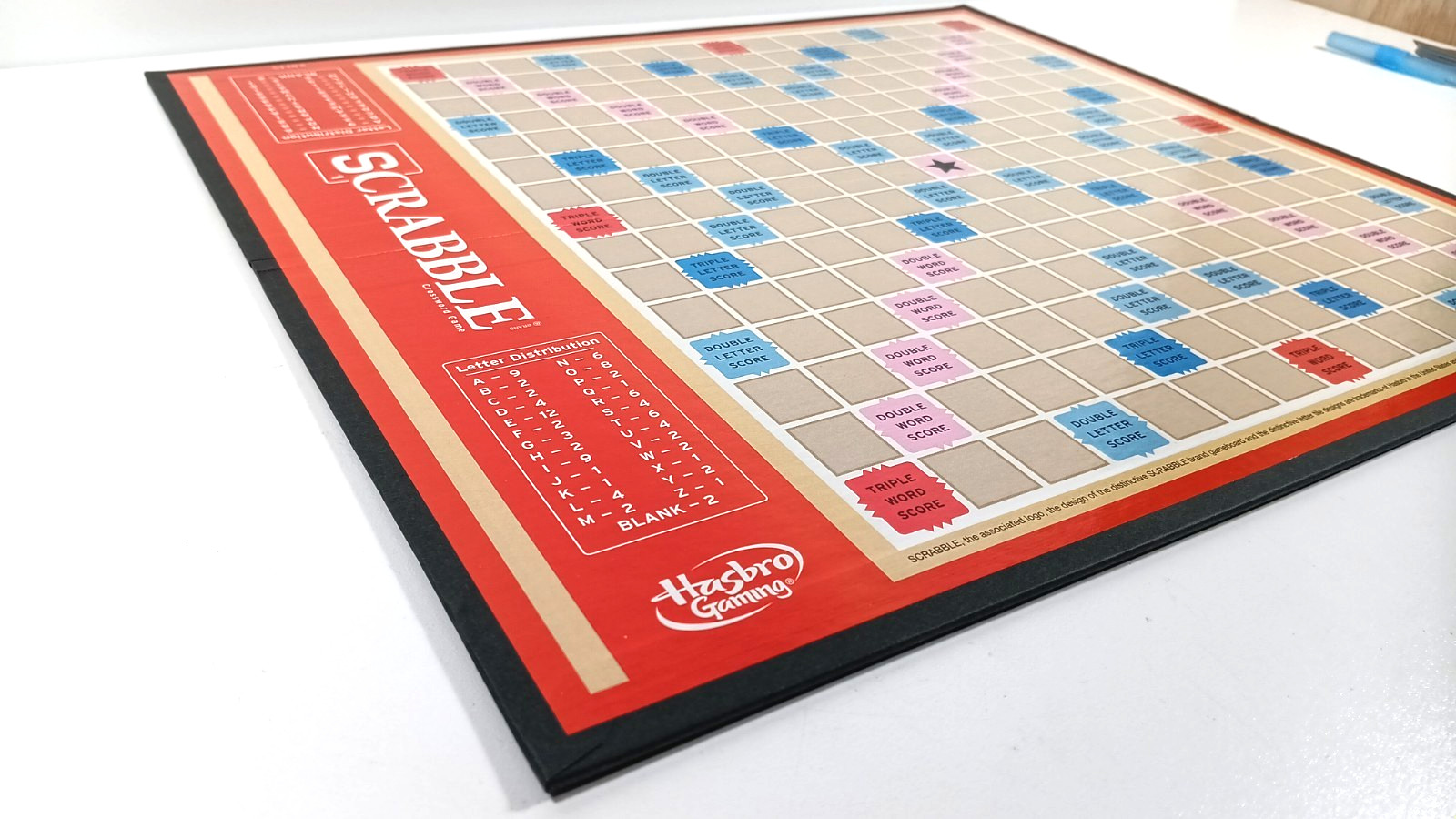 Scrabble Crossword Game *BOARD, BOX & INSTRUCTIONS ONLY* Hasbro 2014 For Parts O