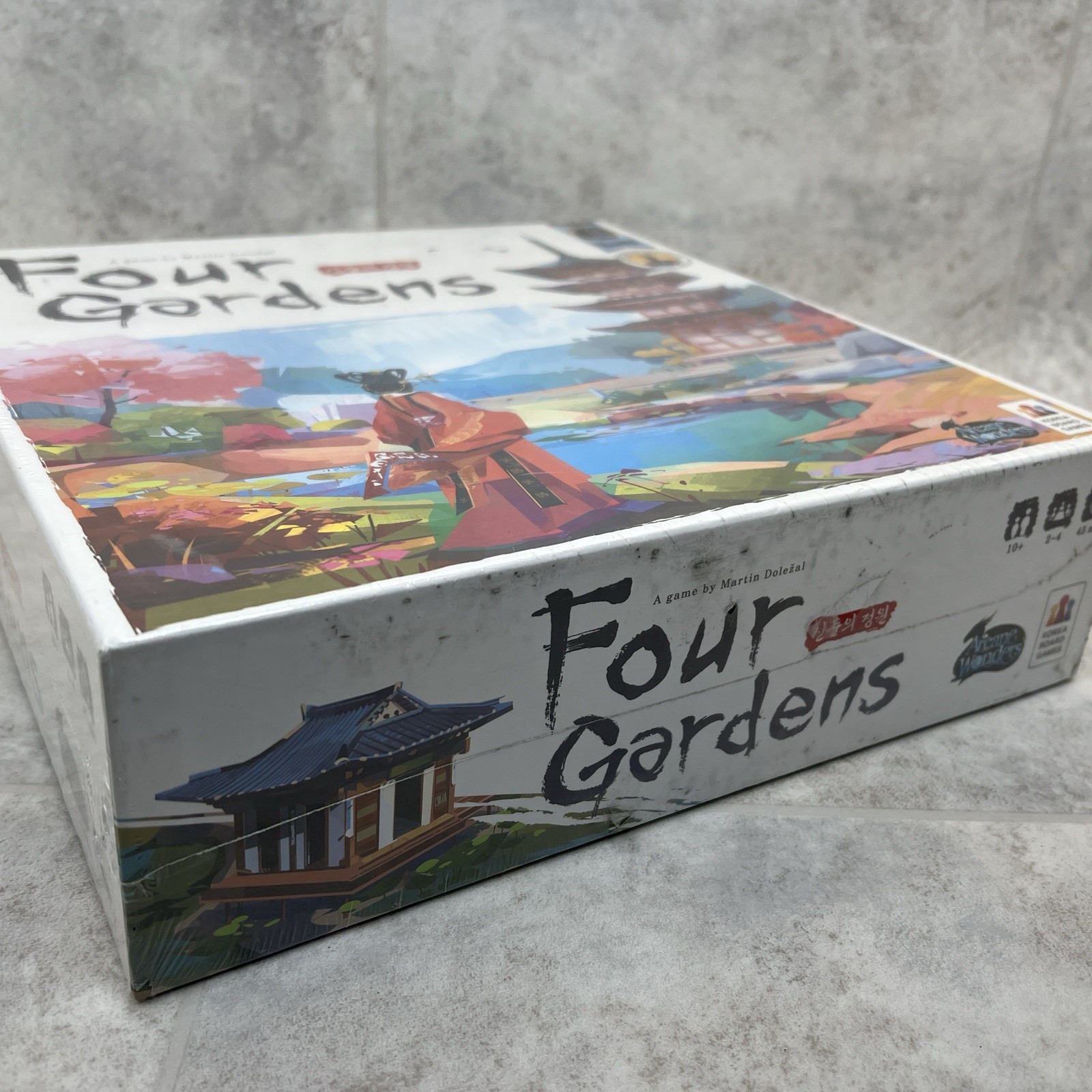 Four Gardens Board Game Arcane Wonders New Sealed NIB- See Desc.
