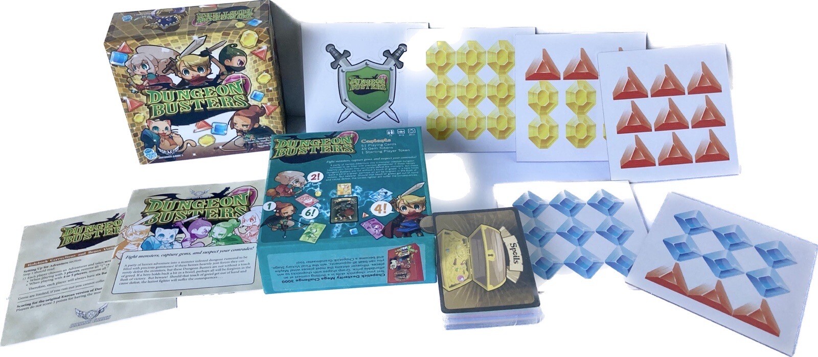 Dungeon Busters Card Game Mayday Games Fantasy Board Kids Teen Brand New OpenBox
