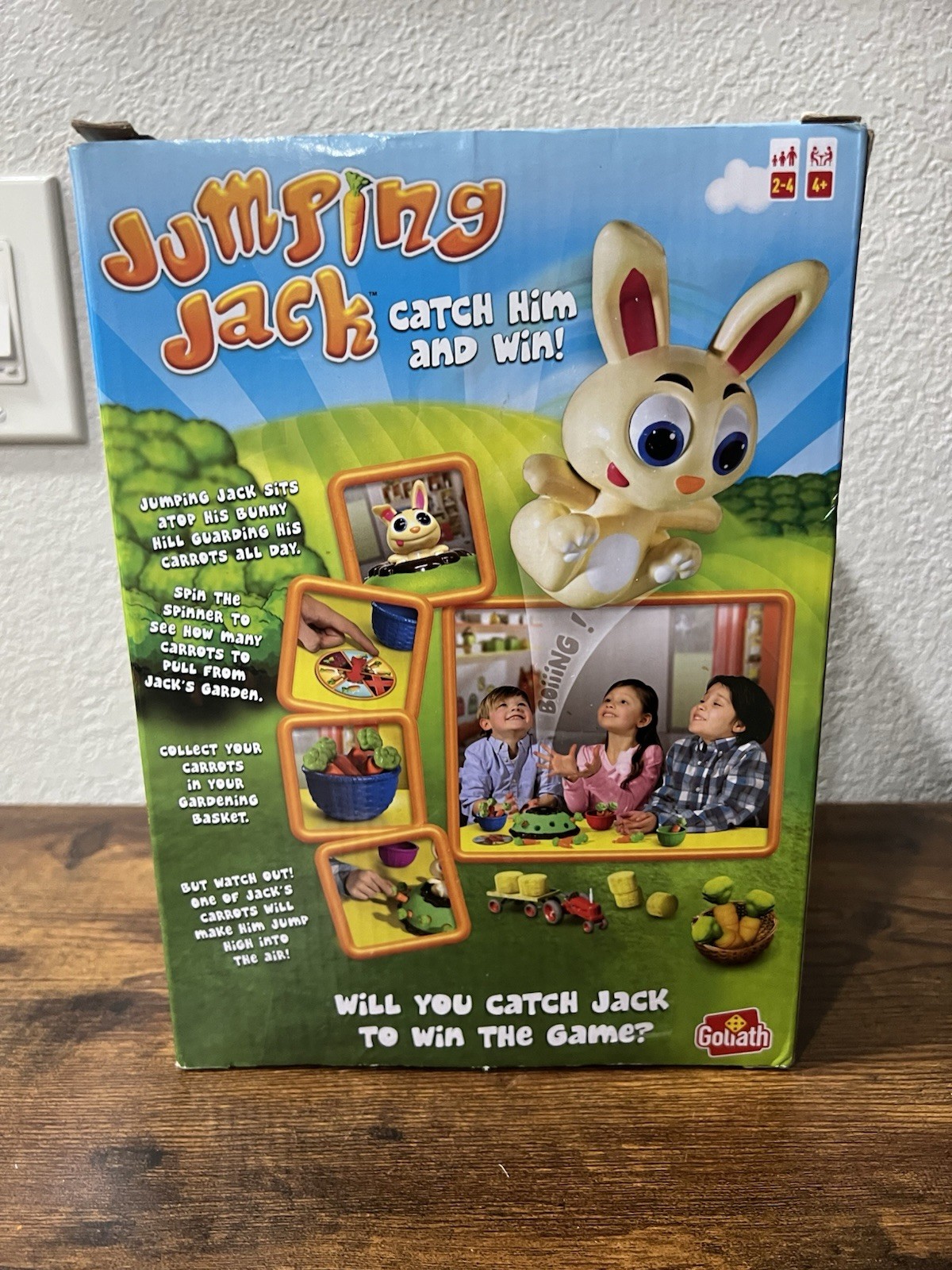 Goliath Games Jumping Jack & Chompin Charlie Kids Board Games Set of 2 Complete