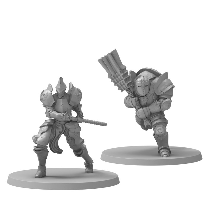 Dark Souls RPG Minis Wave 2 SKU 5 – Captains & Warriors Steamforged