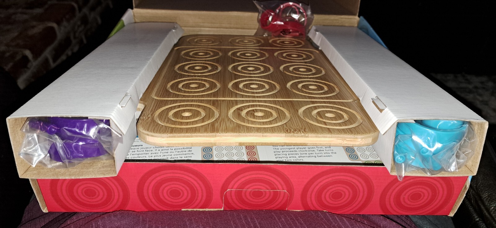 Otrio Deluxe – Strategy Game Wood Board by Marbles Brain Workshop COMPLETE