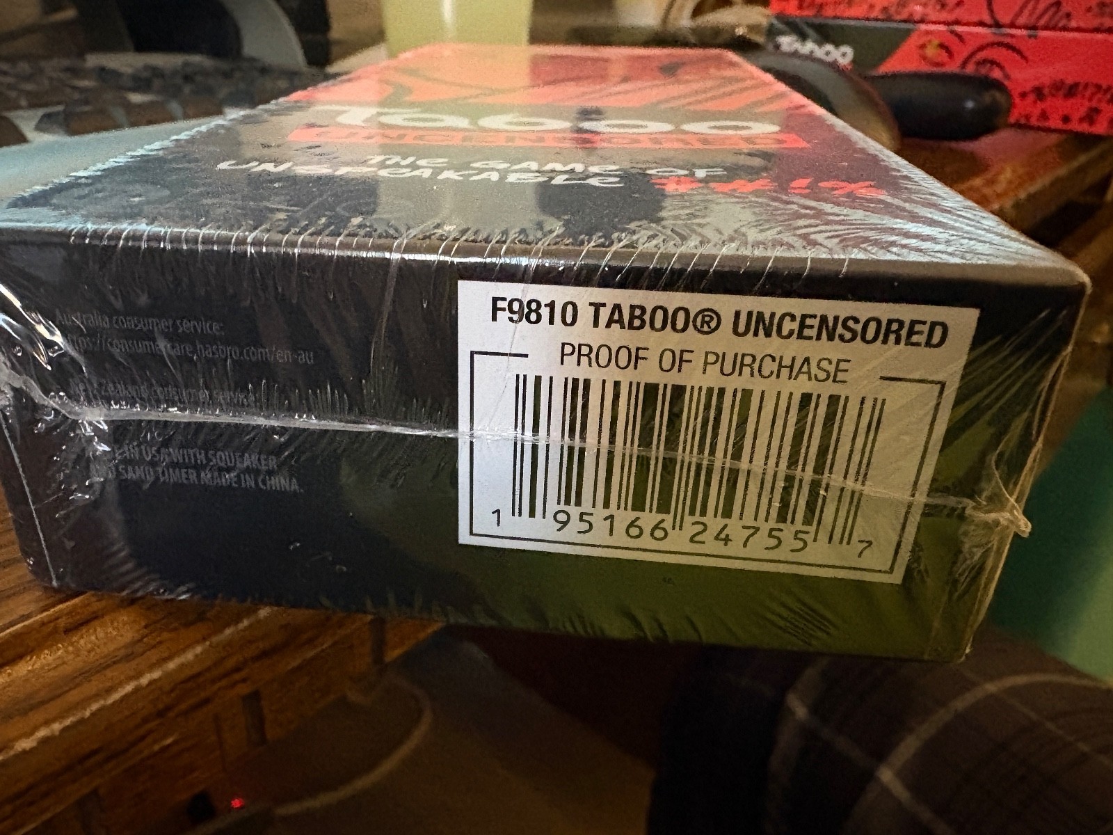Taboo Uncensored – Hasbro – The Game of Unspeakable – Factory Sealed