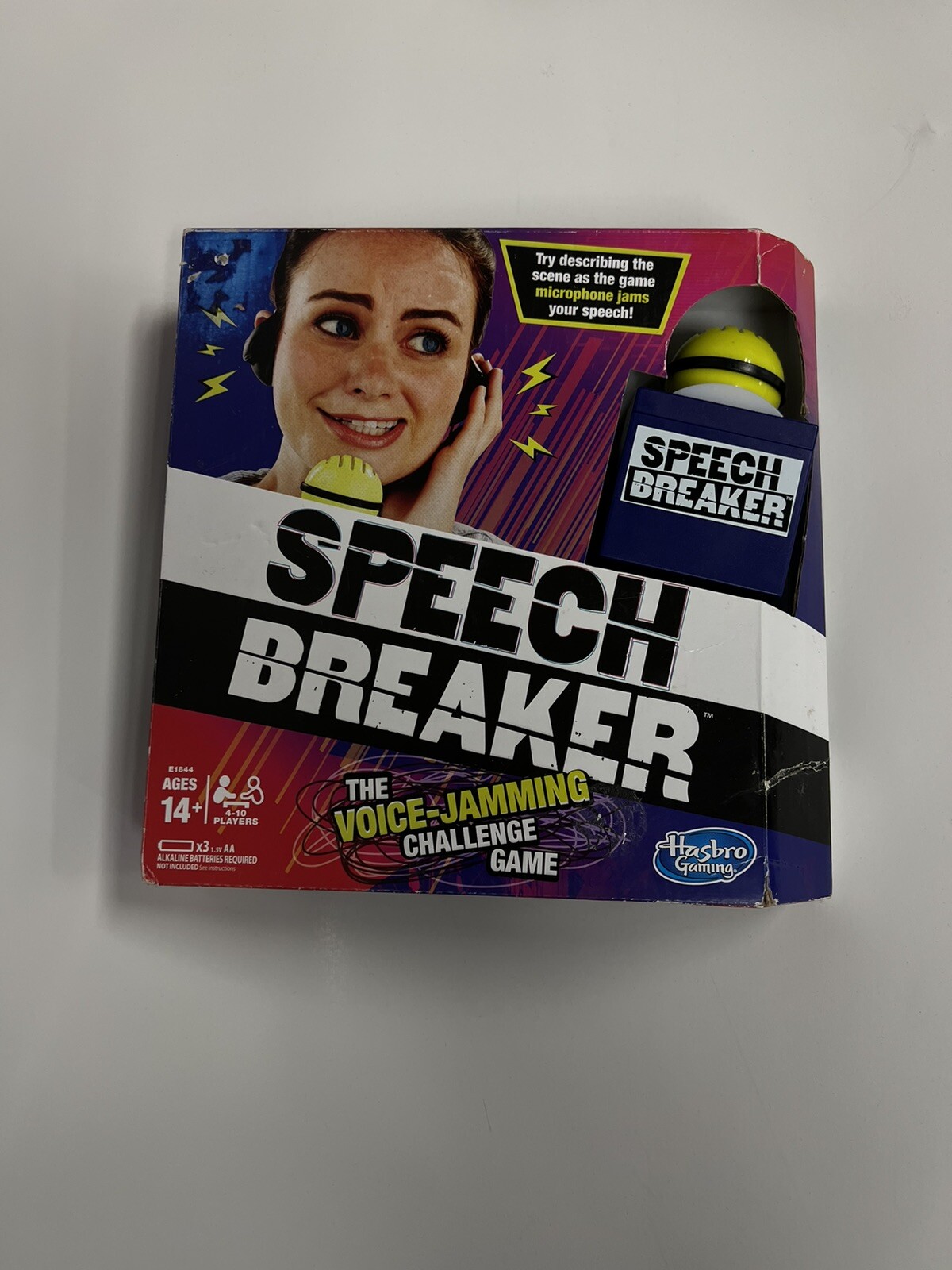 Hasbro Speech Breaker Party Family Game 14+ Years New-read Disc.