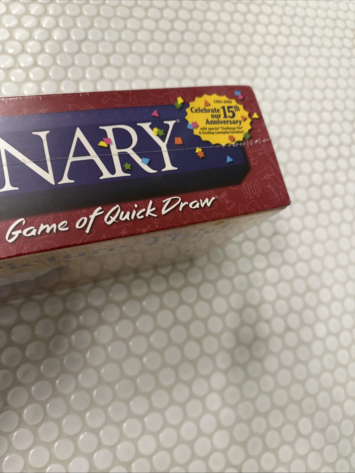 2000 Hasbro Pictionary The Game of Quick Draw 15th Anniversary! 🌟 SEALED! Rare