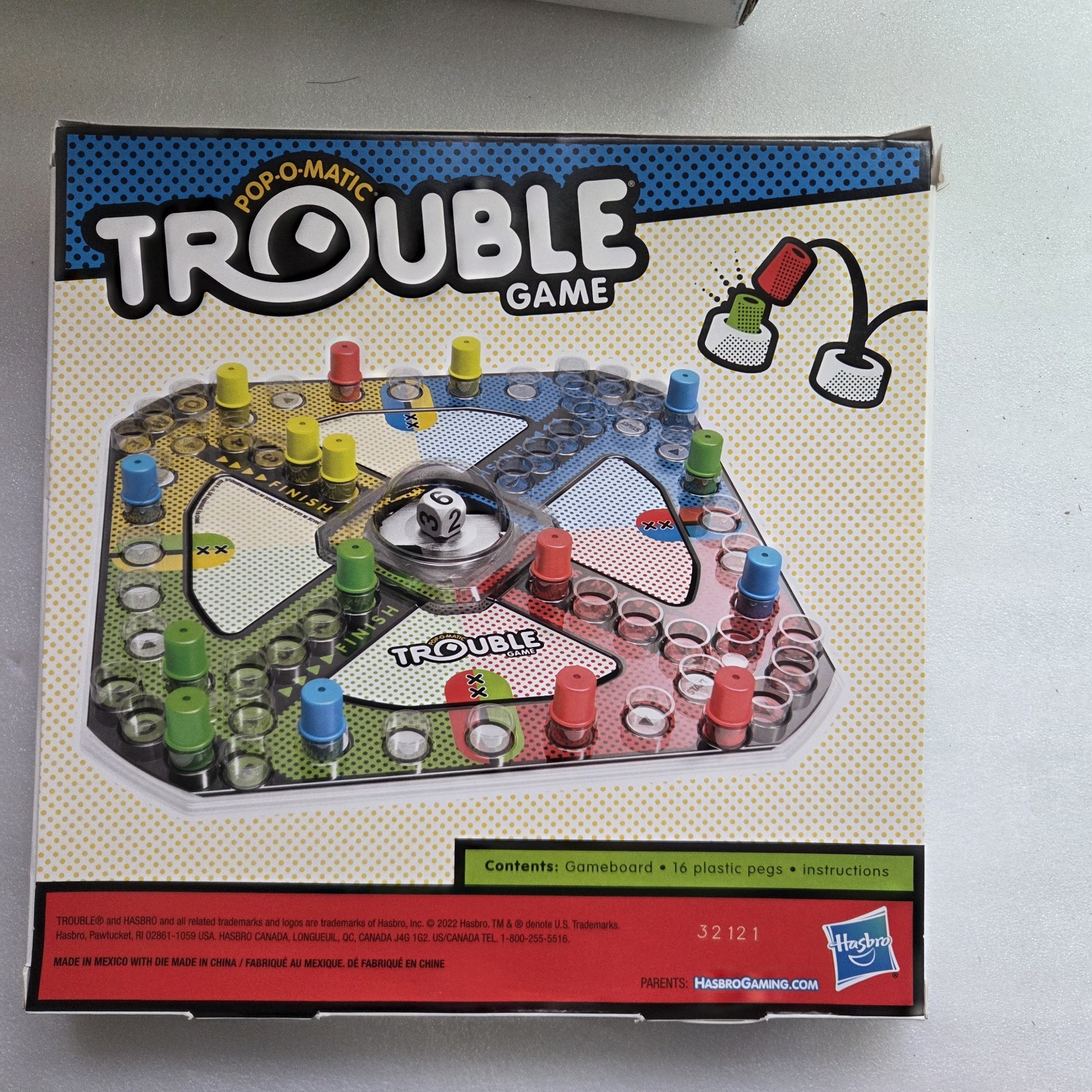 New Sealed Hasbro Trouble Board Game with Pop O Matic Bubble 5+ Ages