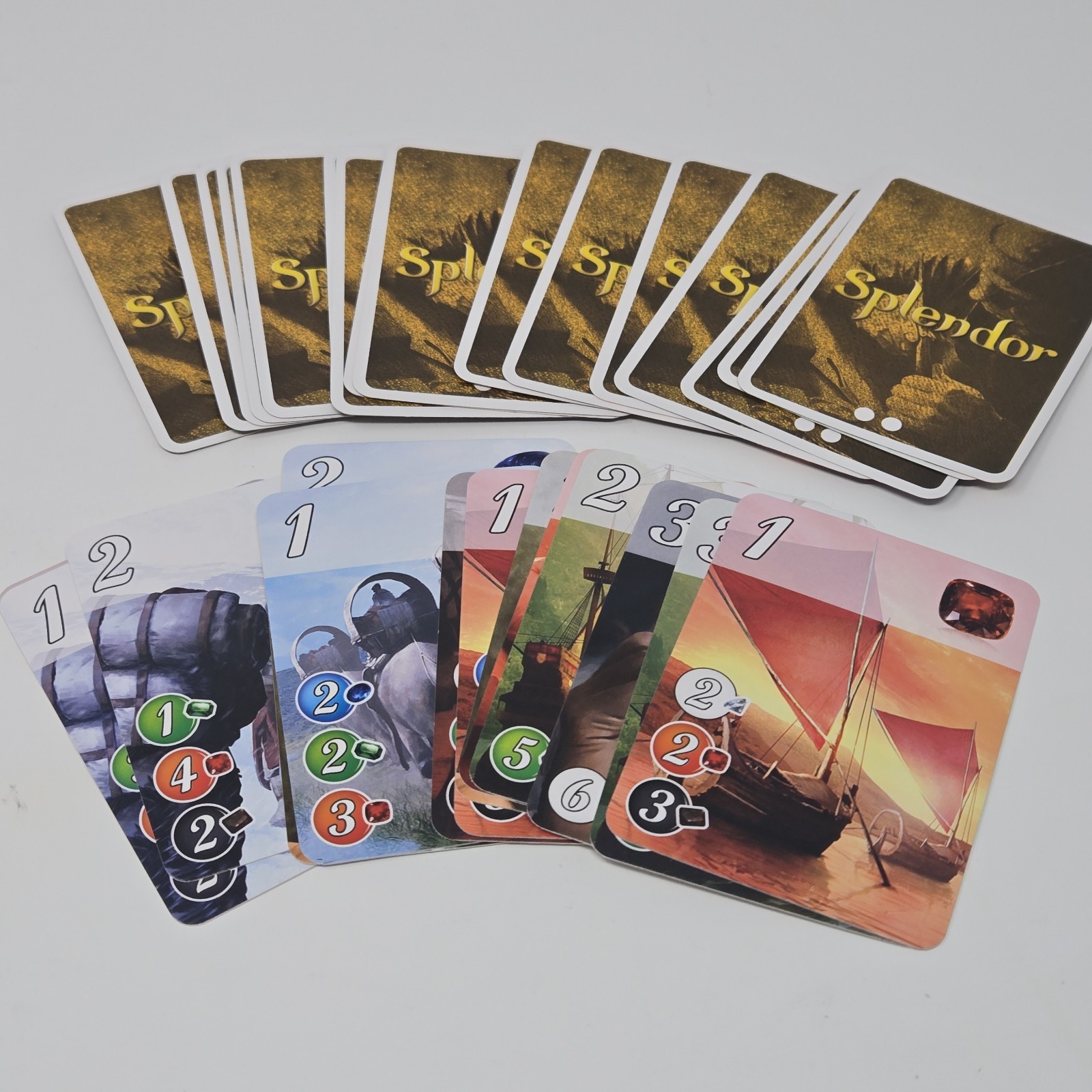 Splendor Board Game Space Cowboys Strategy Card Game Complete Marc André