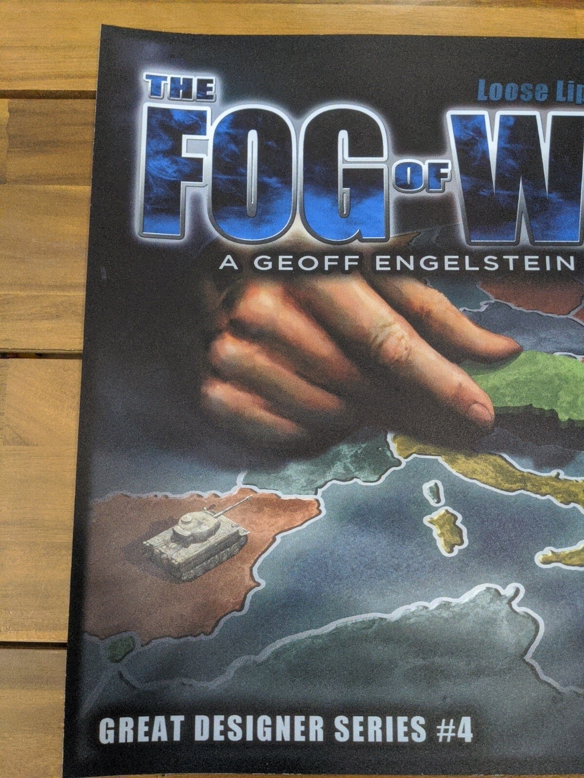 The Fog Of War Stronghold Games Board Game Promotional Plastic Poster 16″ X 16″