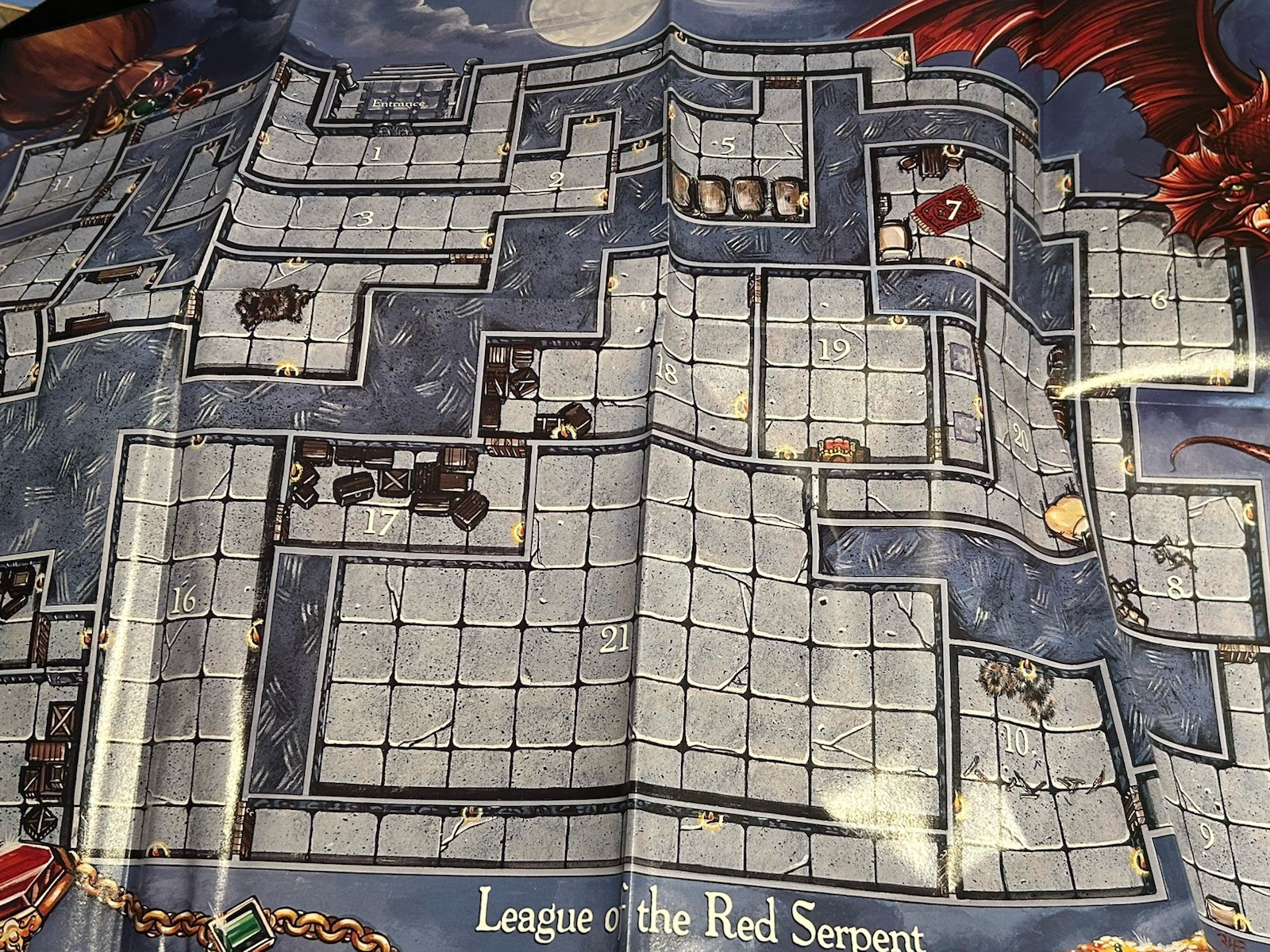 Vintage 1992 D&D Dungeons & Dragons TSR The Dragon’s Den 1073 Complete Unpunched