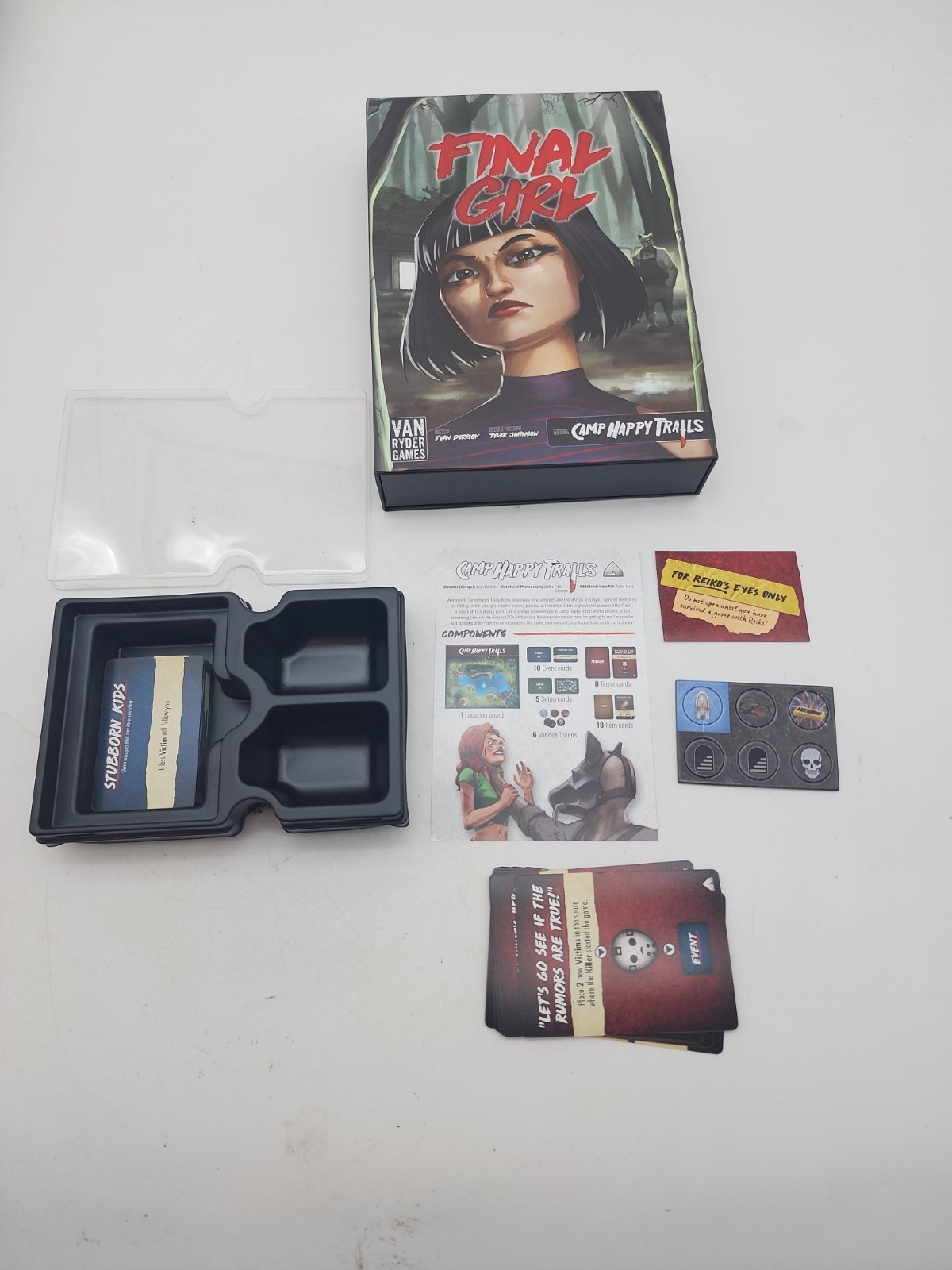 Van Ryder Games Final Girl Core Box Game & Final Girl The Happy Trails Horror OB