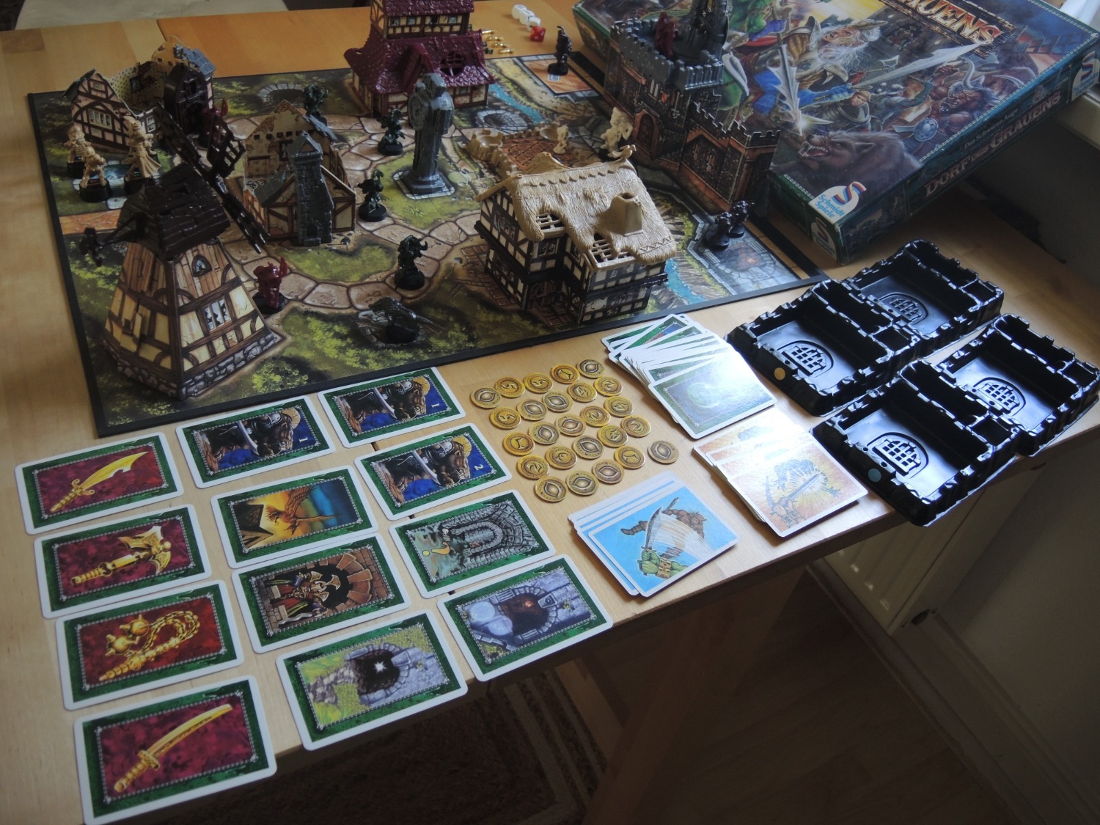 The Black Eye – Village of Horror – Schmidtspiele 100% complete 1992 Unpainted