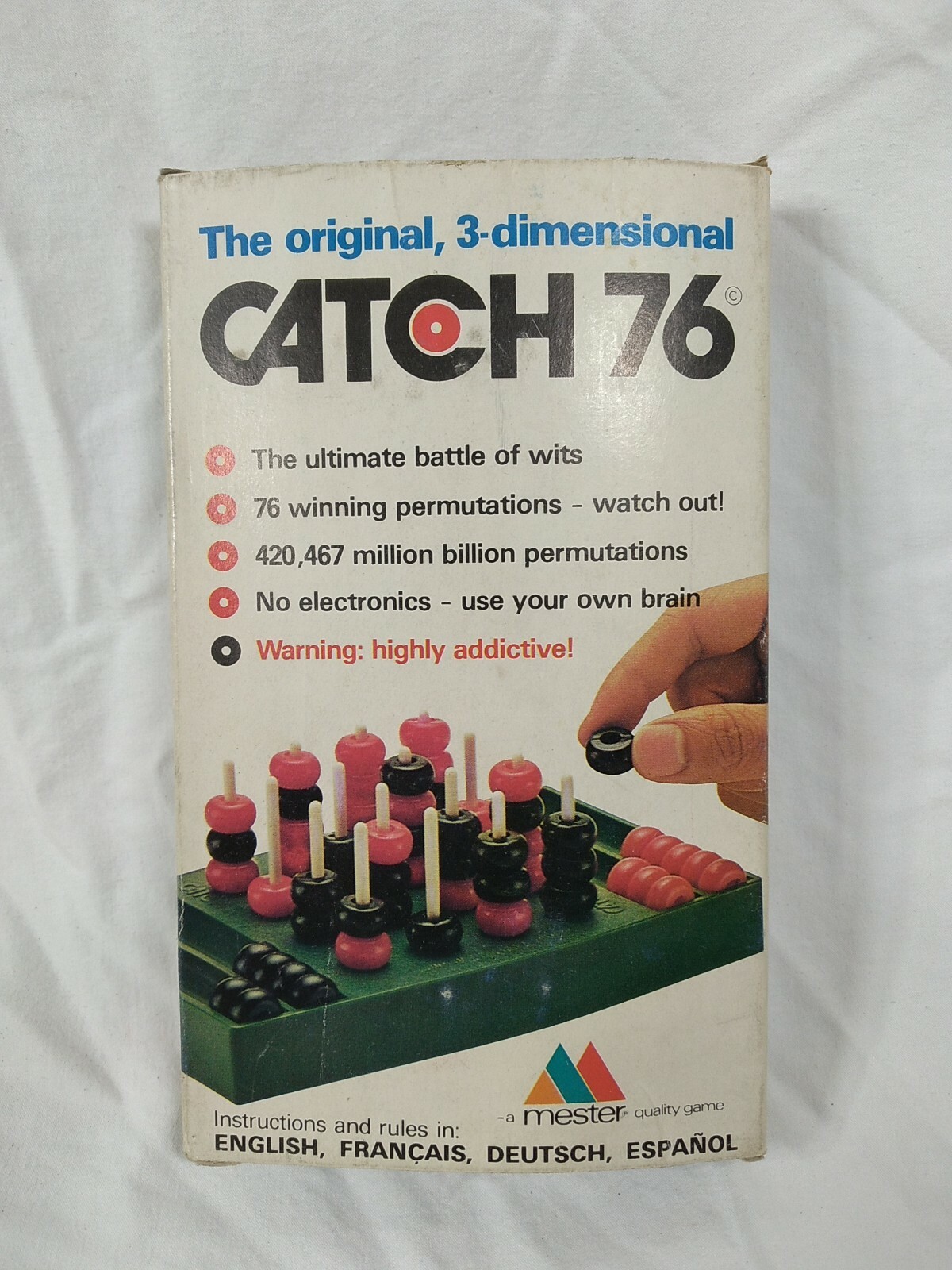 Catch 76 Game Mester 1981 “Battle of Wits” Intelligent 3 Dimensional Vintage