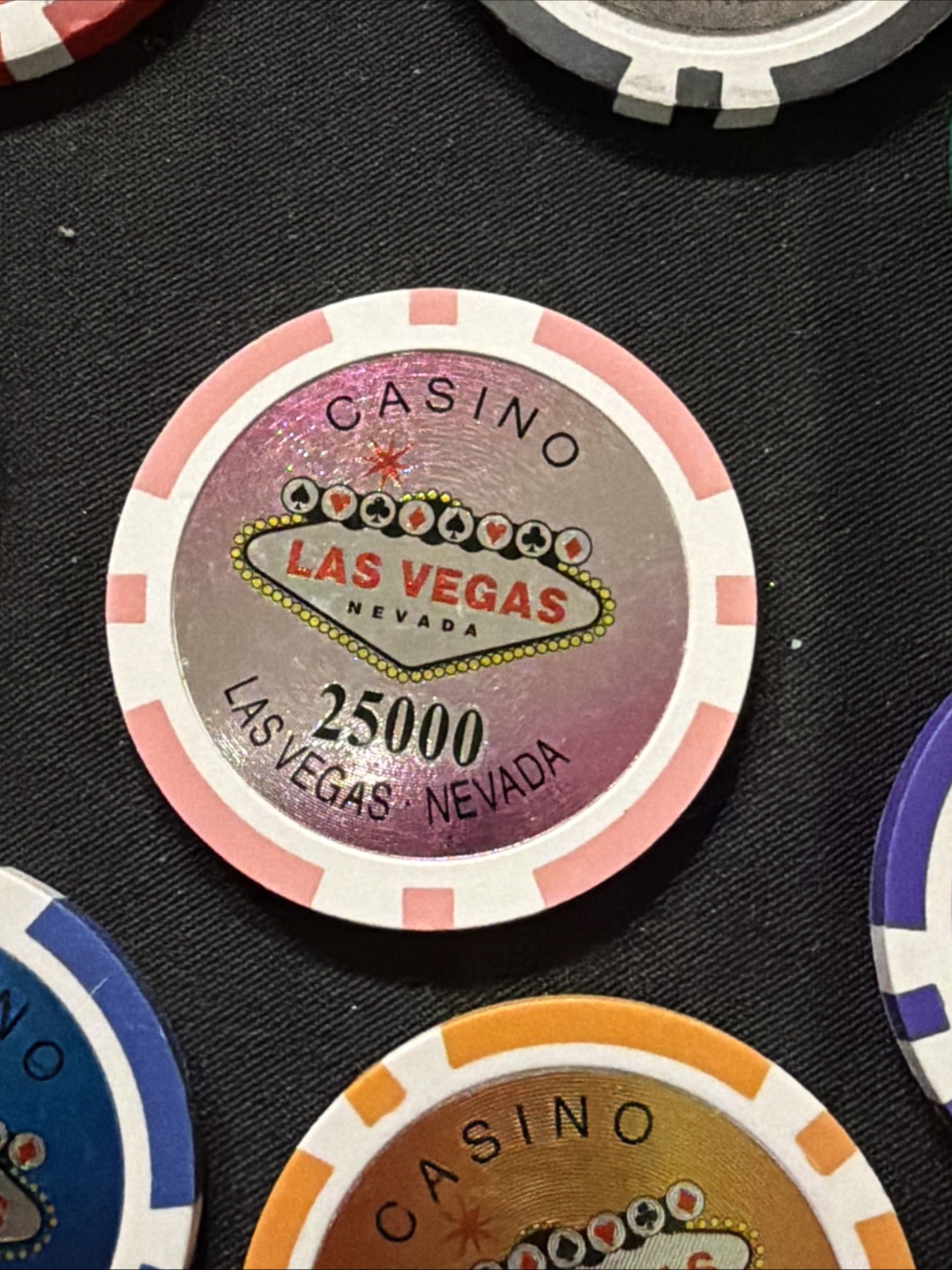 Vintage Las Vegas Nevada Casino chips High Dollar As 8 Pieces As Pictured 😎