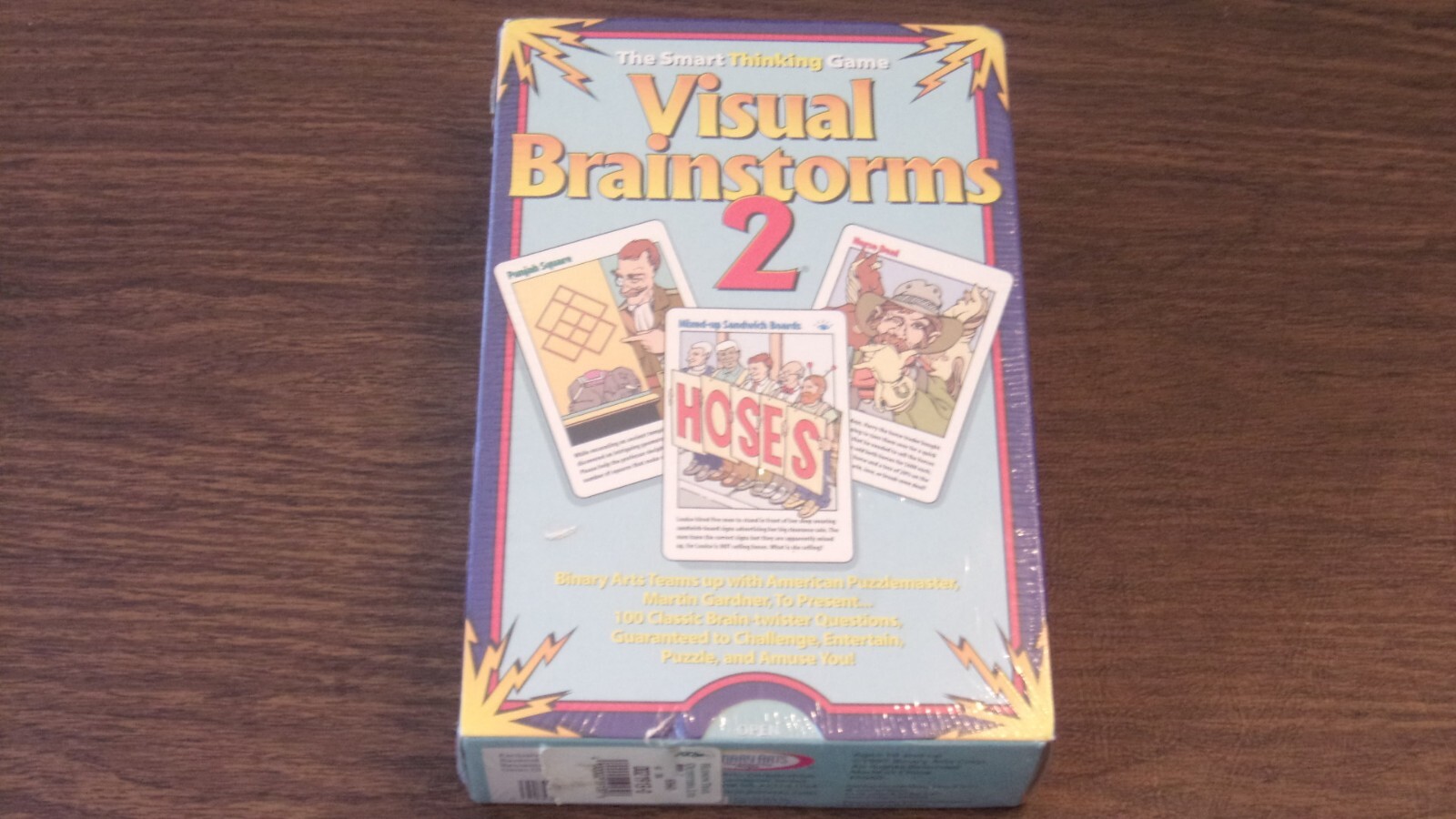 NIB Visual Brainstorms 2 The Smart Thinking Game Binary Arts 100 Cards #6560