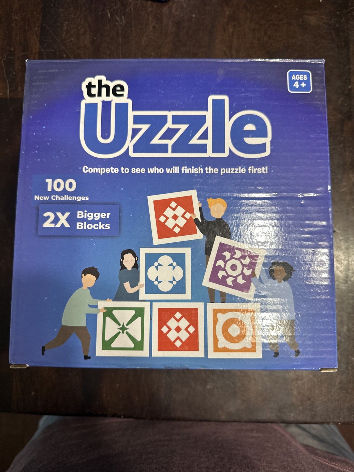 The Uzzle Board Game, Family Board Games for Children & Adults 100% Complete