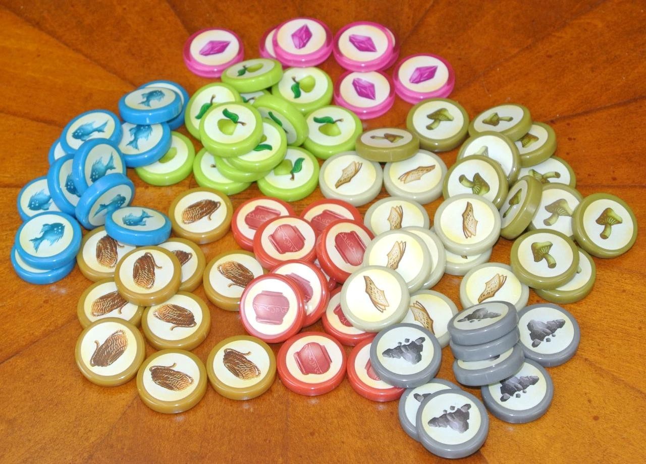 GeekUp Bit Set ABOVE AND BELOW Plastic Pieces to Replace Cardboard Tokens New