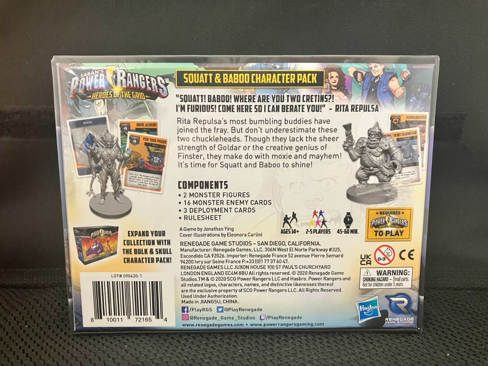Power Rangers: Heroes of the Grid: Squatt and Baboo Character Pack