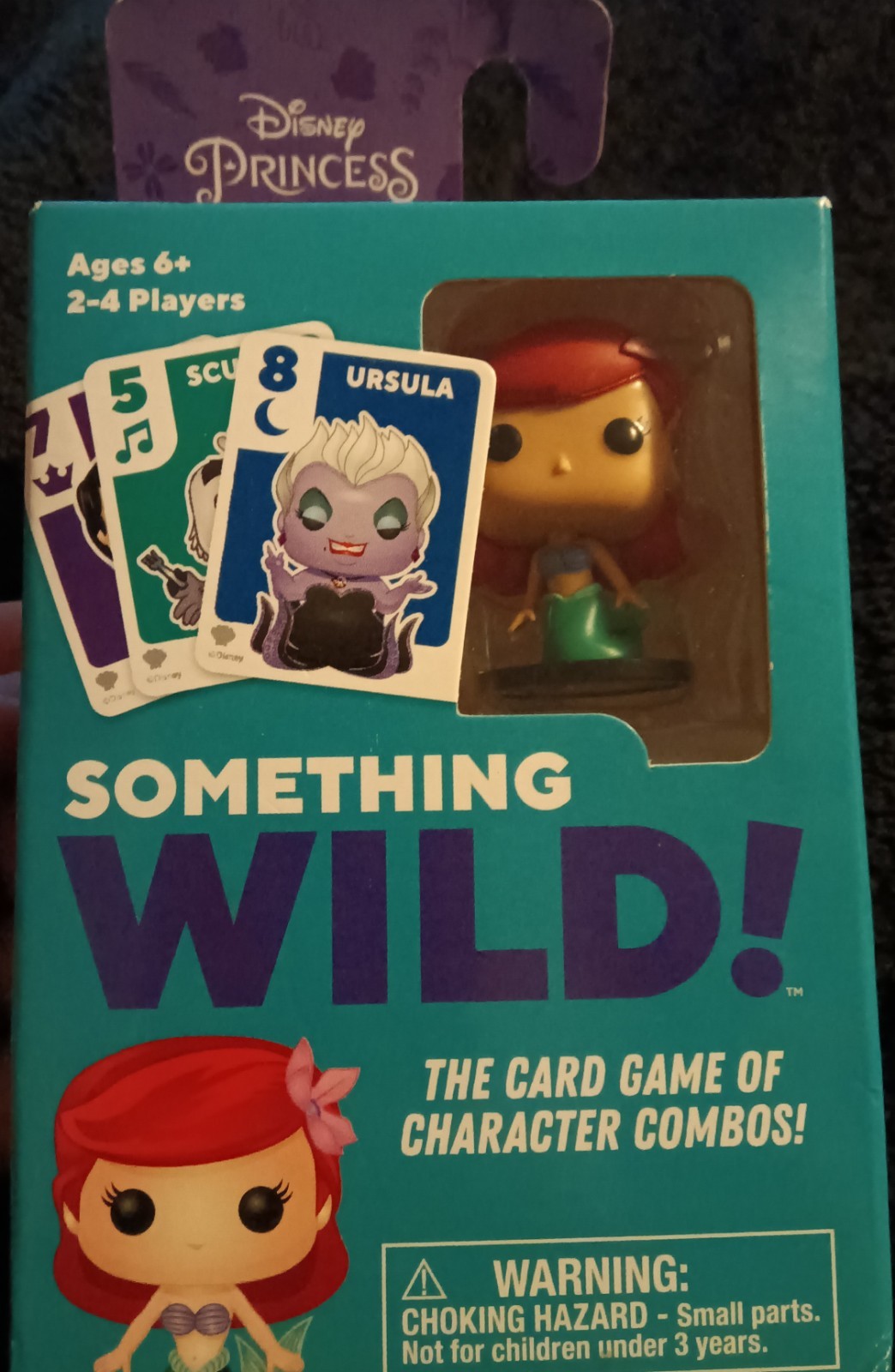 ❤️🐚 NIB FUNKO”Something Wild”Disney Princess Ariel Figure Card Game -FREE SHIP