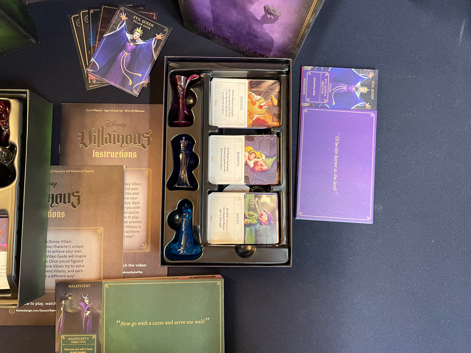 Disney Villainous Board Game + Wicked To The Core Expansion