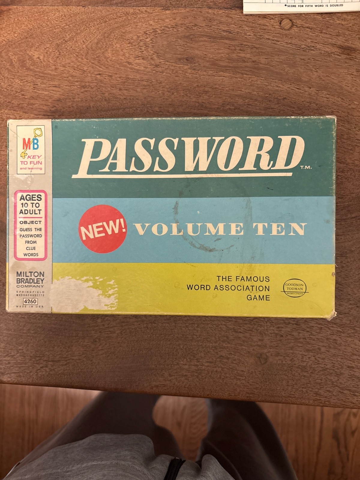 Two Vintage Password Volume 2 and 10 COMPLETE Milton Bradley 1970 Ten 4260
