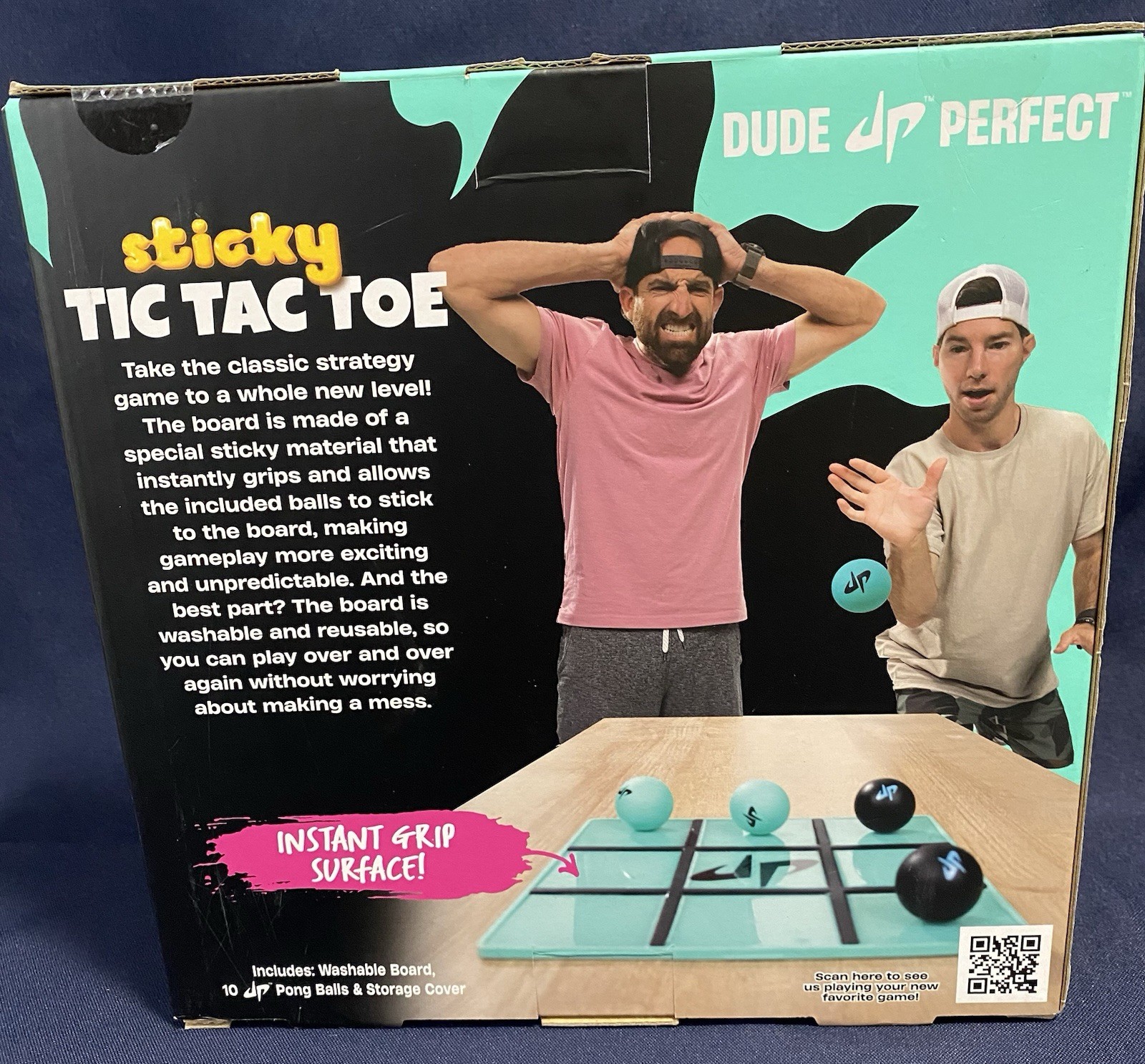 Sticky Tic Tac Toe Classic Strategy Game to A Whole New Level NIB