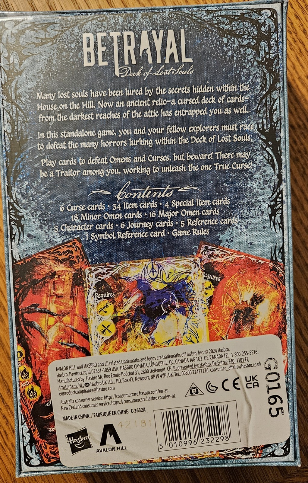 Betrayal Deck of Lost Souls Card Game – Tarot-Inspired, 3-5 Players, Ages 12+