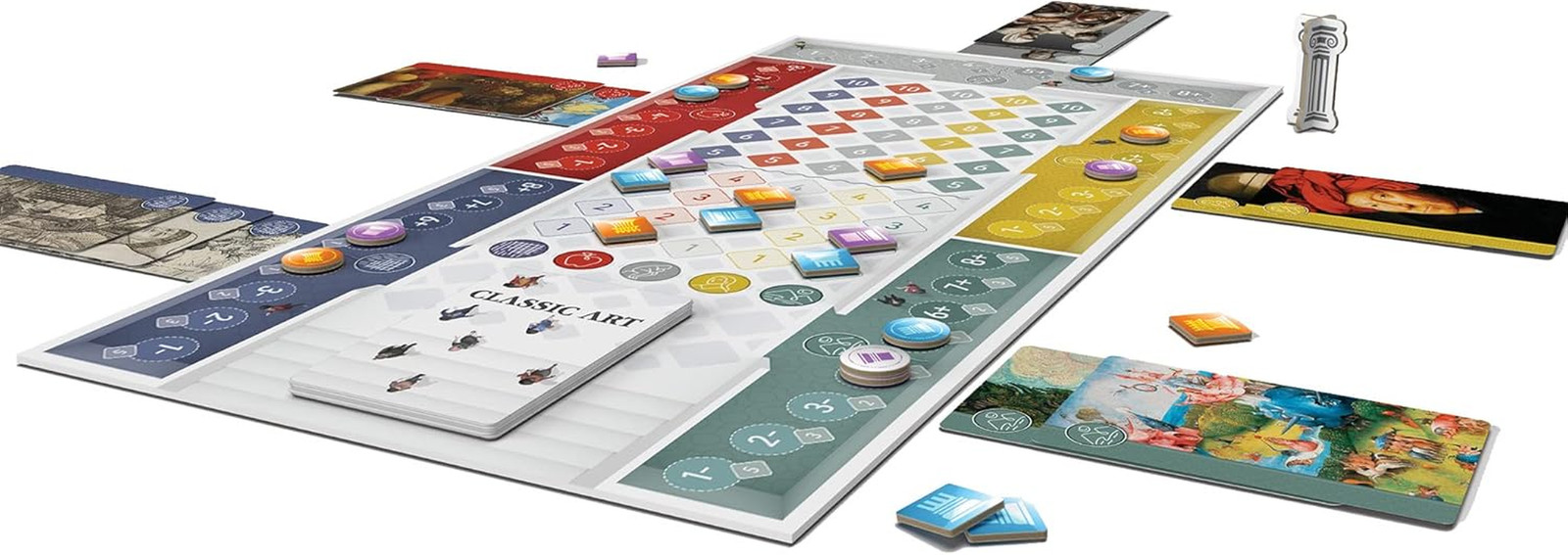 Classic Art Board Game | Art Collection Strategy Game | a Competitive Game of Pr