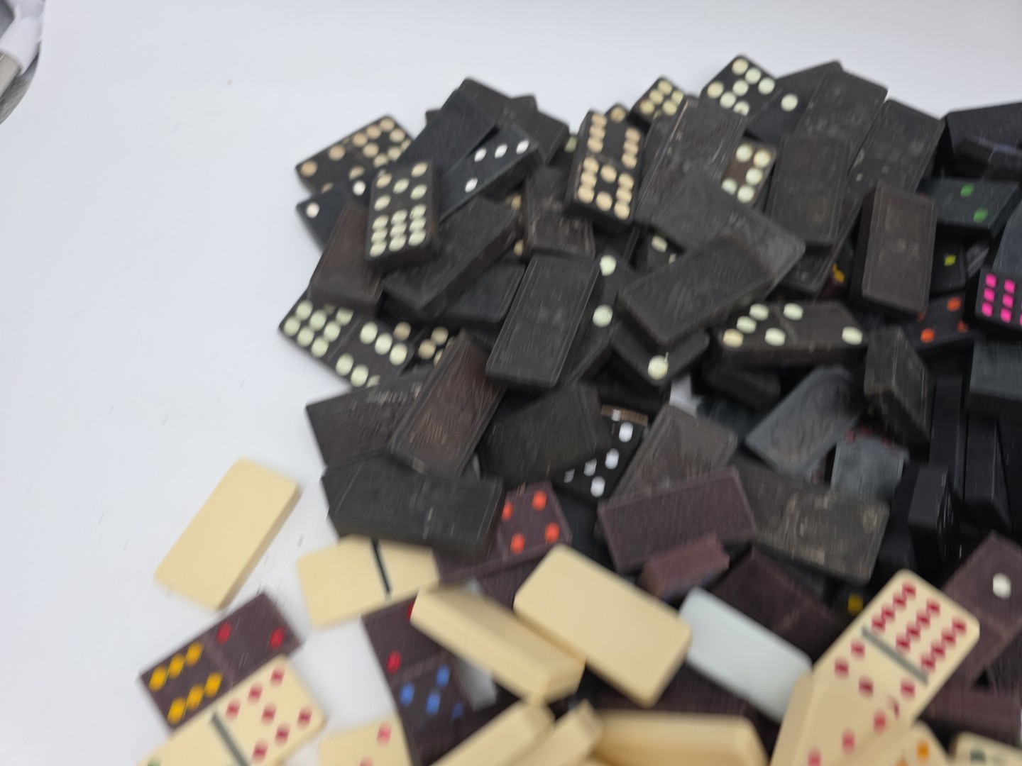 12 LB Domino Lot: Bulk Mixed Dominos Huge Wholesale Game Tile Collection #1