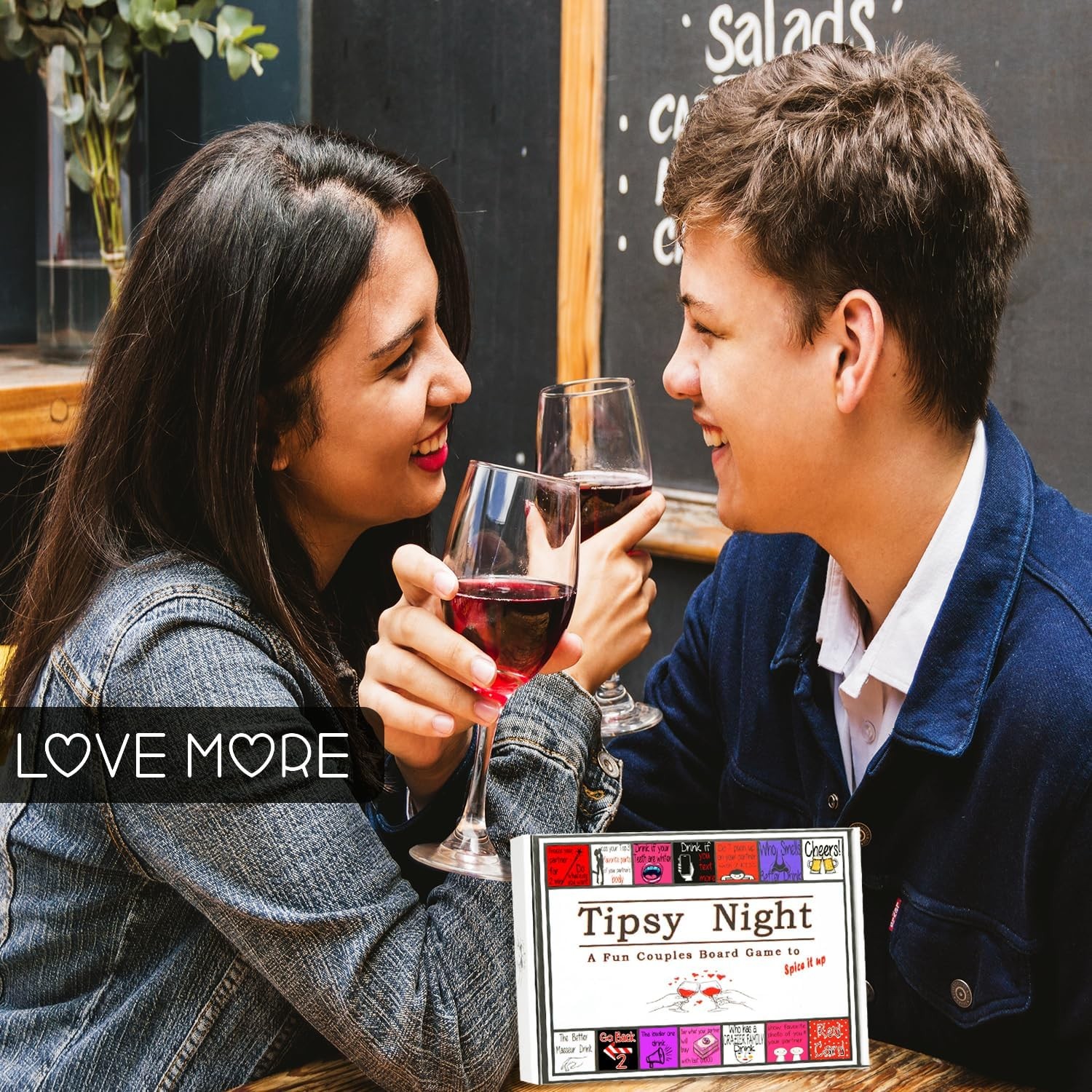 TIPSY NIGHT – Super Fun Couple Board Game to Spice it Up for Date Night, Adult S