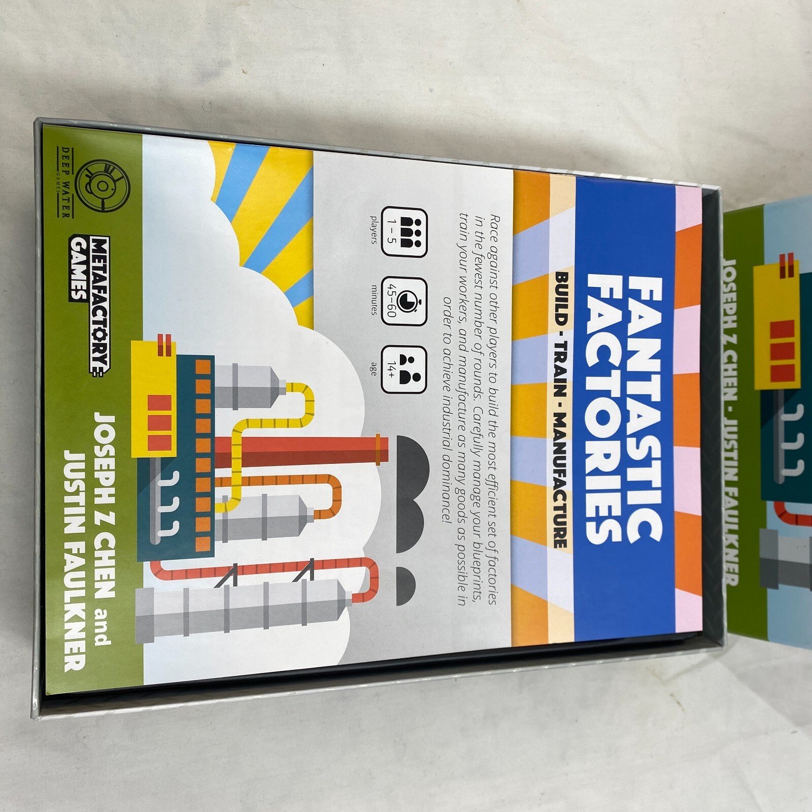Fantastic Factories Board Game Deepwater Games 2019 EX/EX