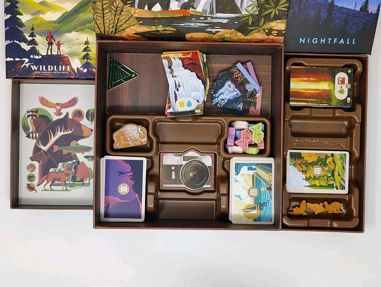 Keymaster Games: PARKS Board Game 1st Ed + Nightfall & Wildlife Expansions