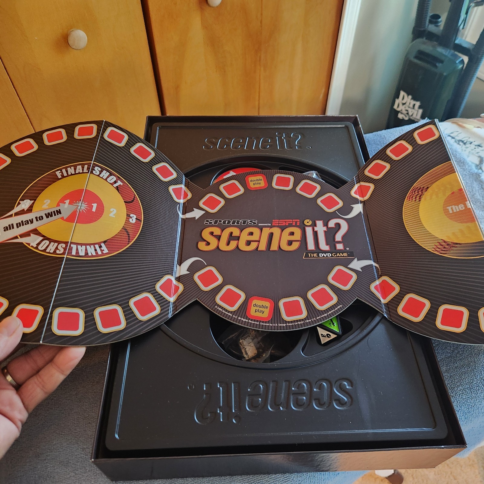 ESPN Scene It? DVD Sports Trivia Game & Who Wants To Be A Millionaire Board Game