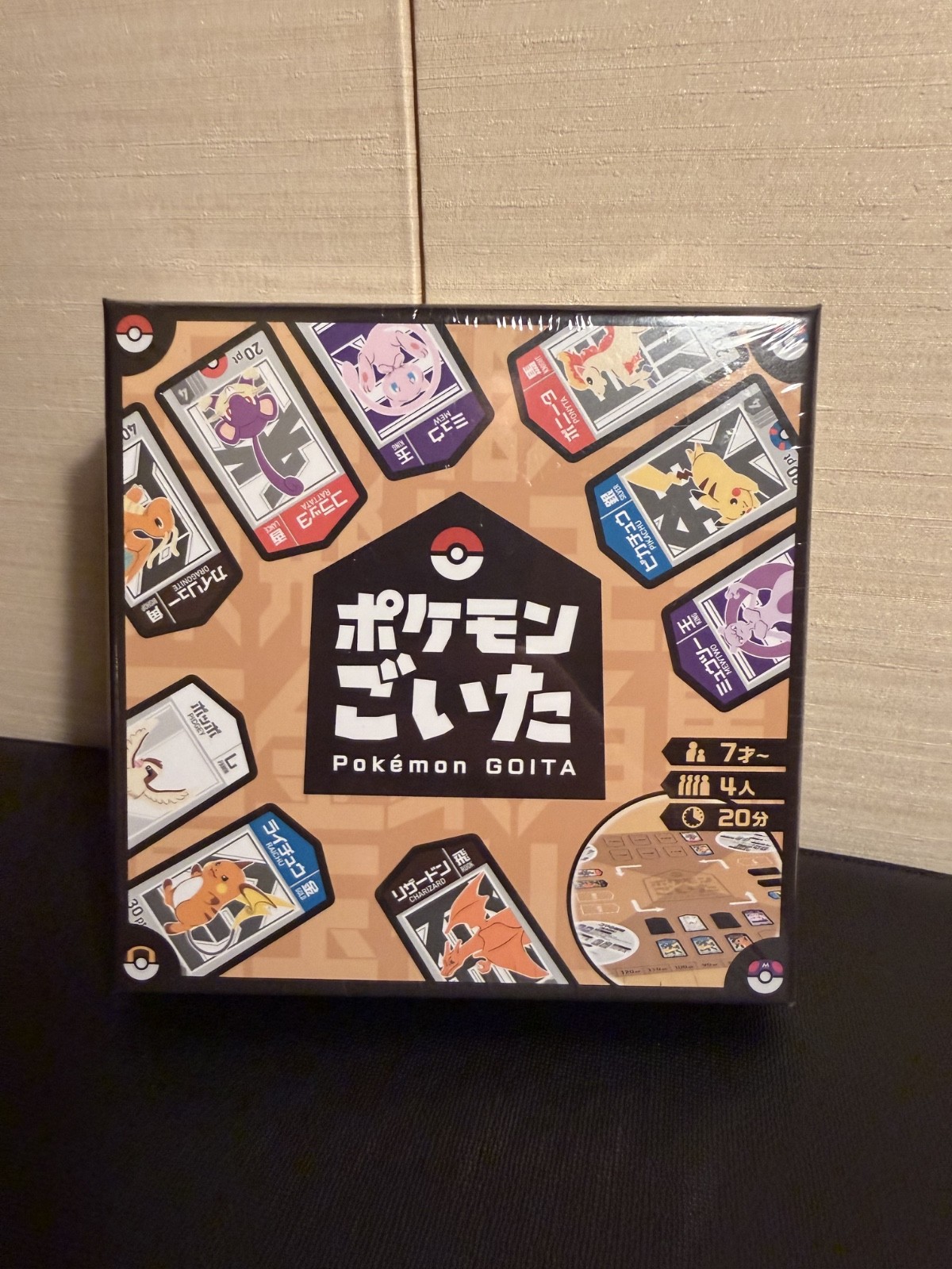 New Pokemon Goita Japanese Board Game with English Instructions Factory Sealed