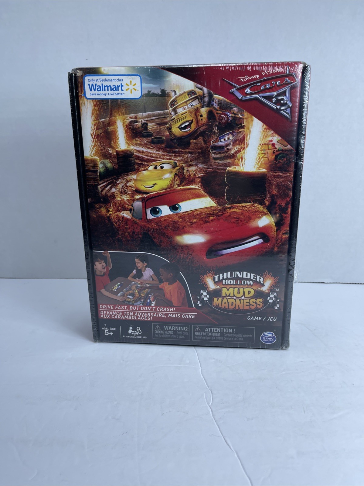 NEW Disney Pixar Cars 3 Thunder Hollow Mud Madness Game 2 Players Age 5+