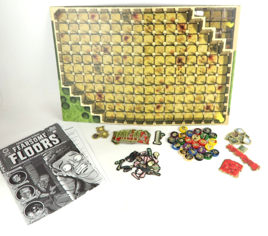 Friedemann Friese Fearsome Floors Board Game 100% Complete
