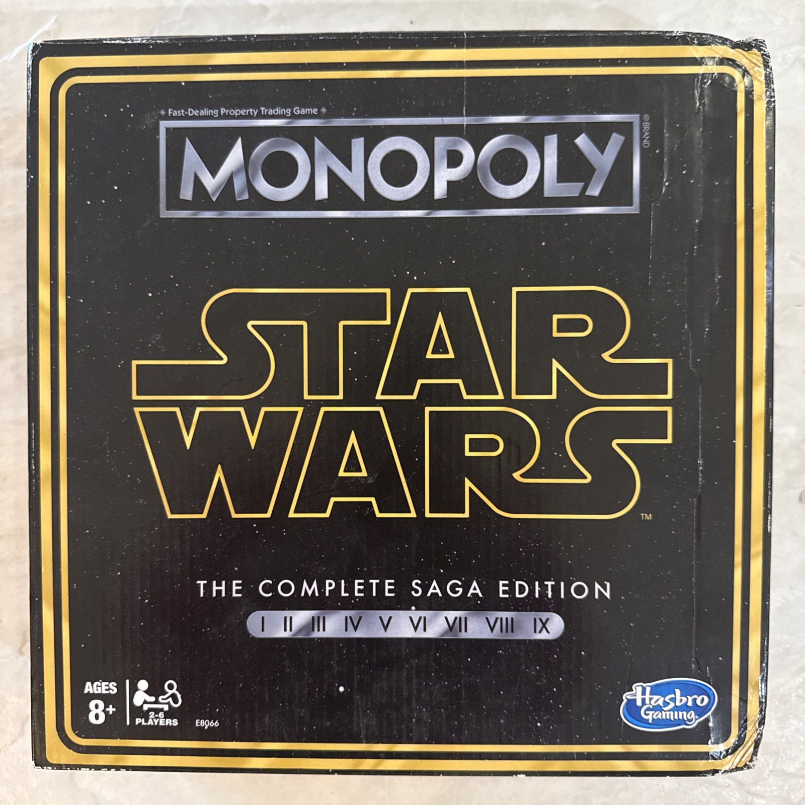 Monopoly Star Wars Complete Saga Edition Board Game – Open Damaged Box