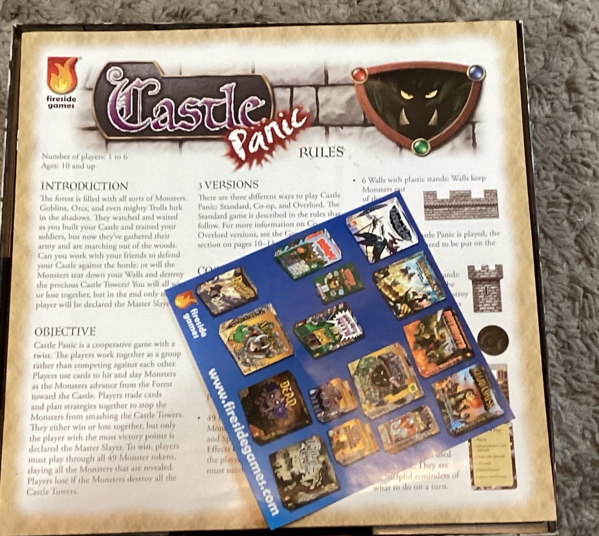 Castle Panic Board Game – 100% Complete – Very Good 2019