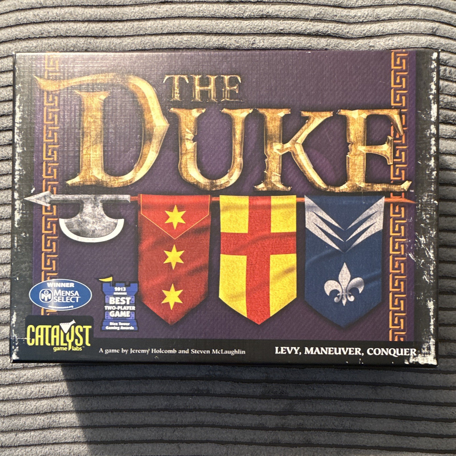 The Duke Strategy Board Game Mensa Select 2013 UNPLAYED Complete Out of Print
