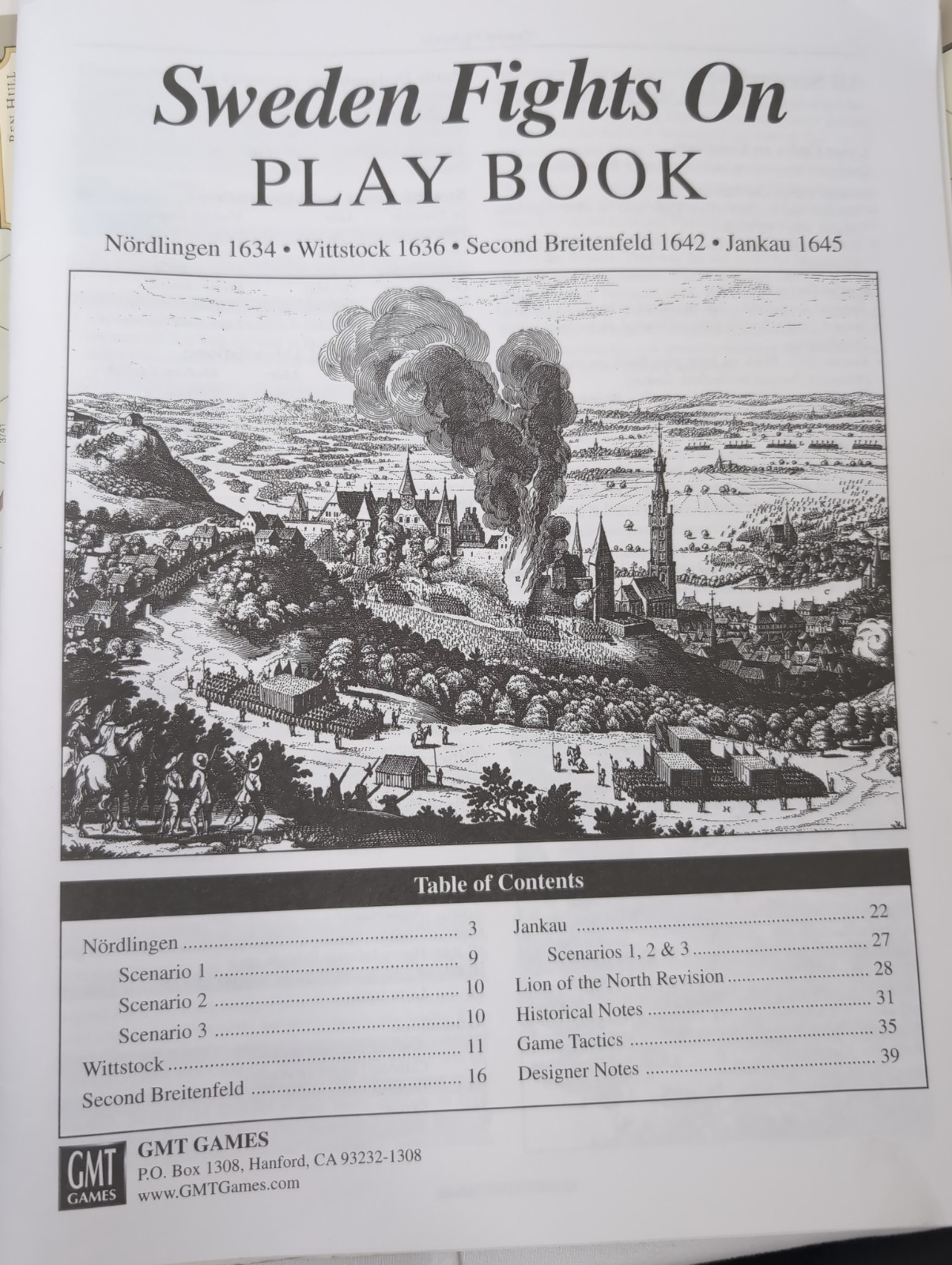 SWEDEN FIGHTS ON Four Battles Of The 30 Years War #0302- GMT – NOS Unpunched
