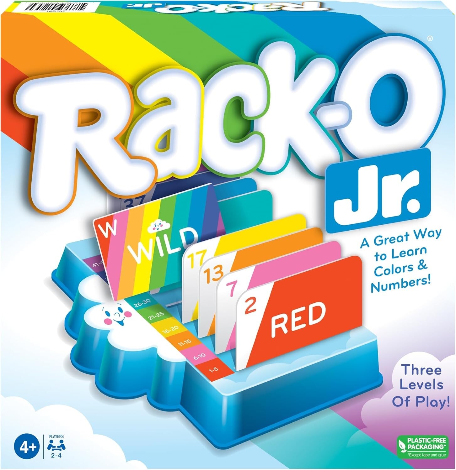 RACK-O JR Card Game – Family Game Night Kids 8+ & Adults