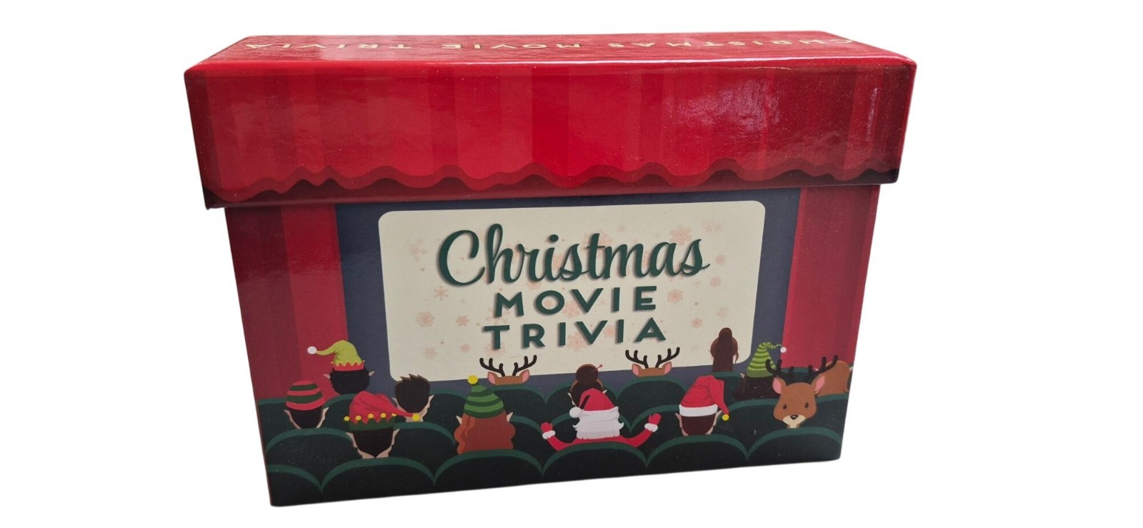 Christmas Movie Trivia Game Box – Family Fun Holiday Party Cards