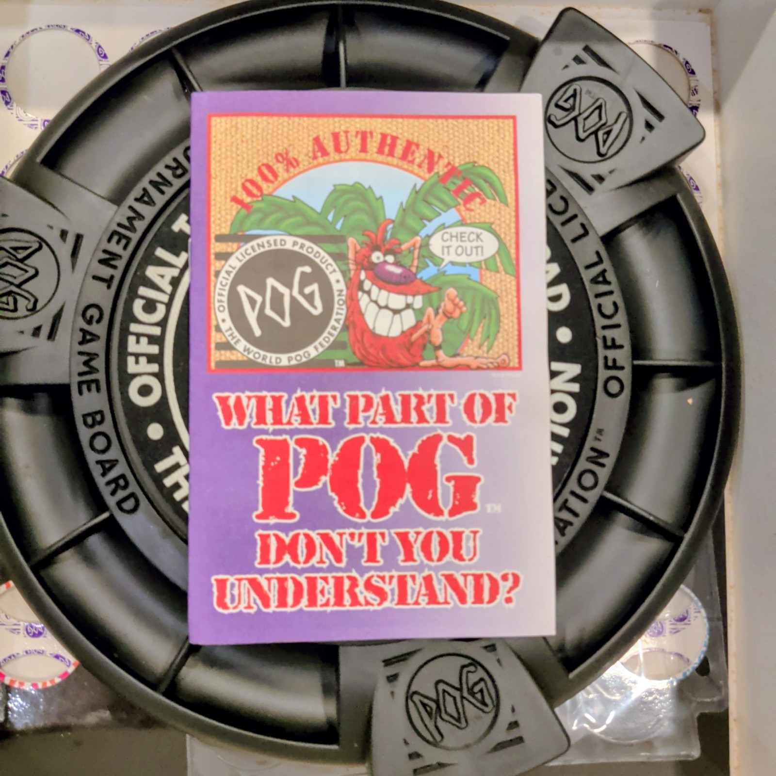 POG The Game Lot of 260+ World Pog Federation Slammers POGs Board Mats Maker Etc