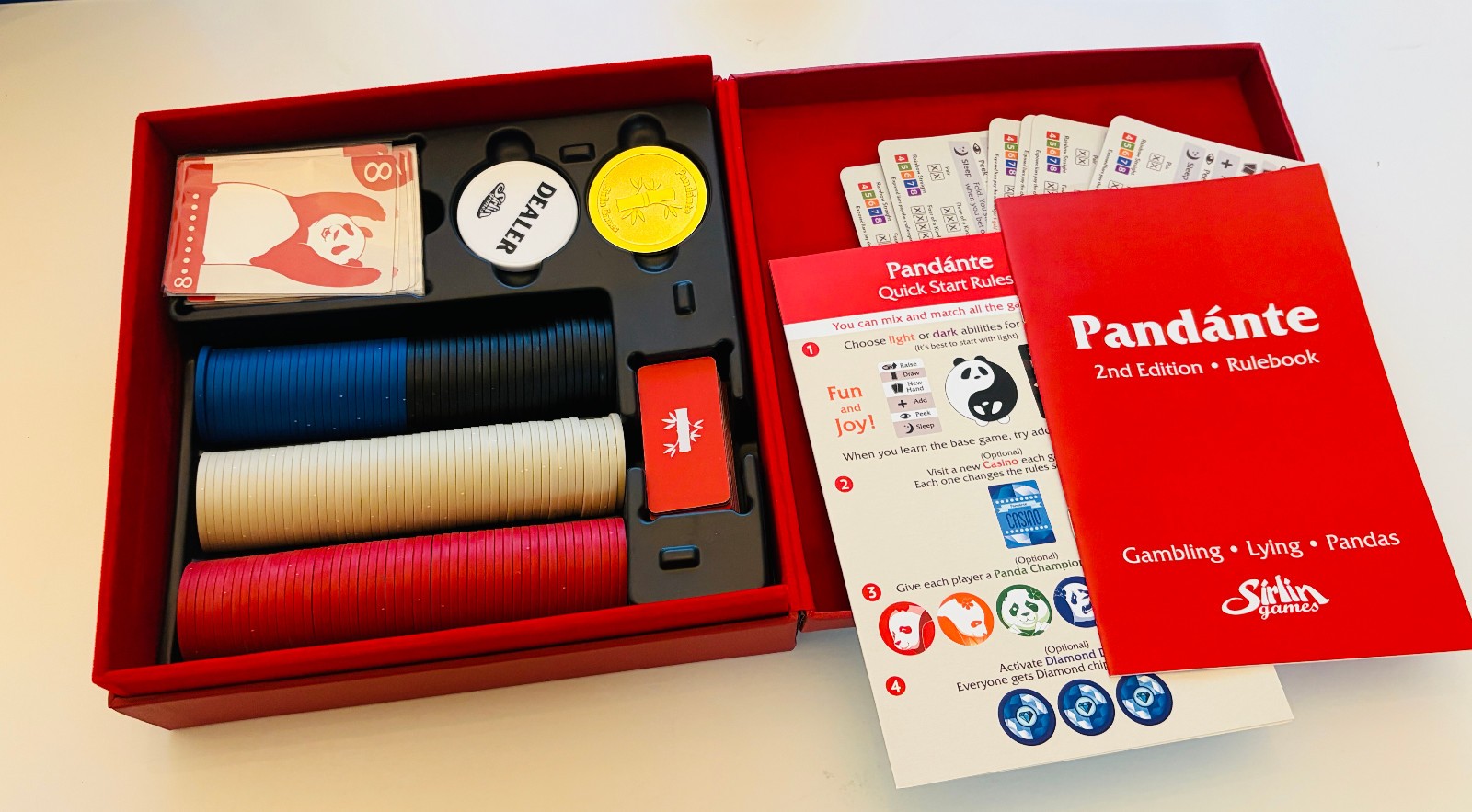 Pandante Deluxe Box Set – Sirlin Games COMPLETE, UNPLAYED