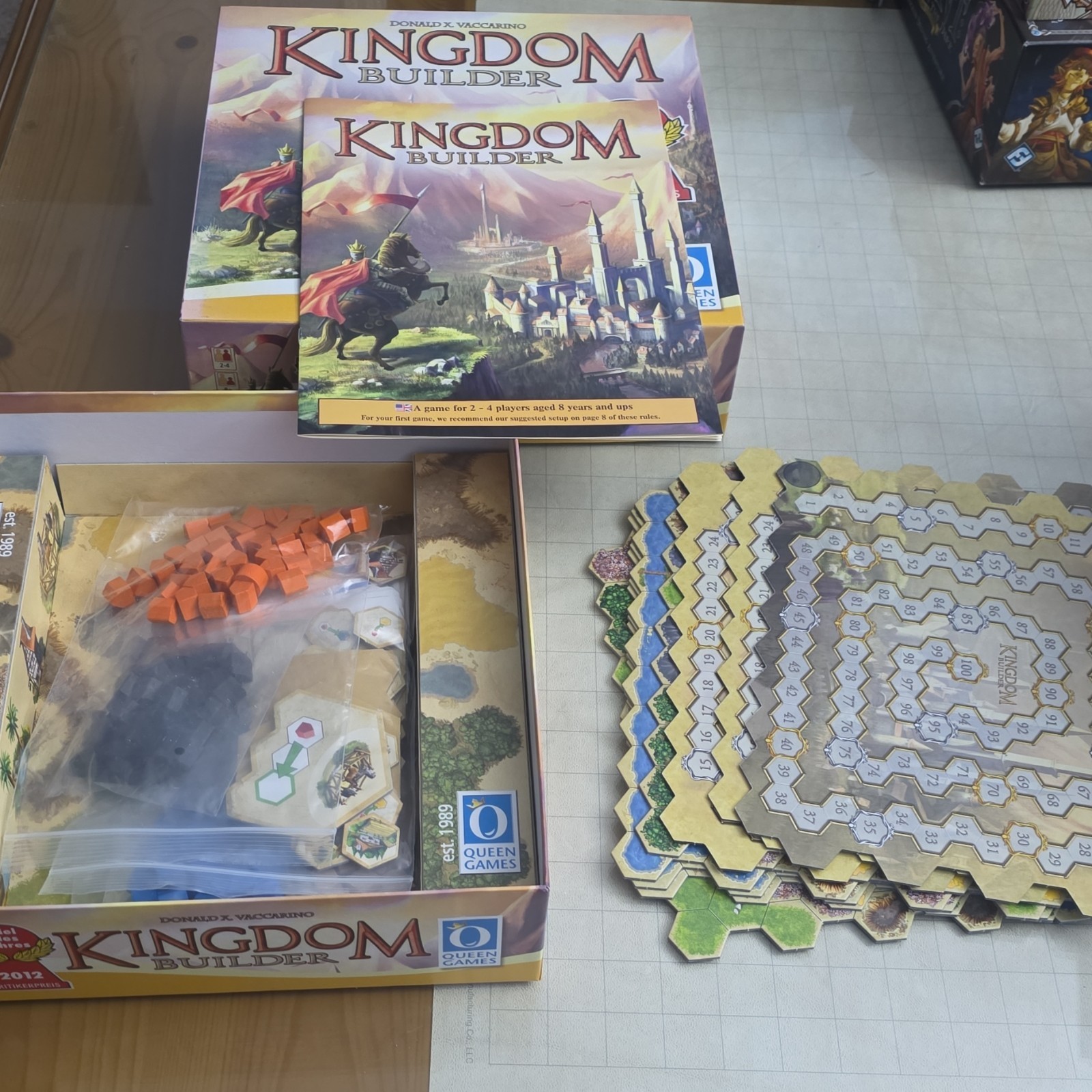Queen Games Kingdom Builder Board Game Award-Winning Strategy 2012
